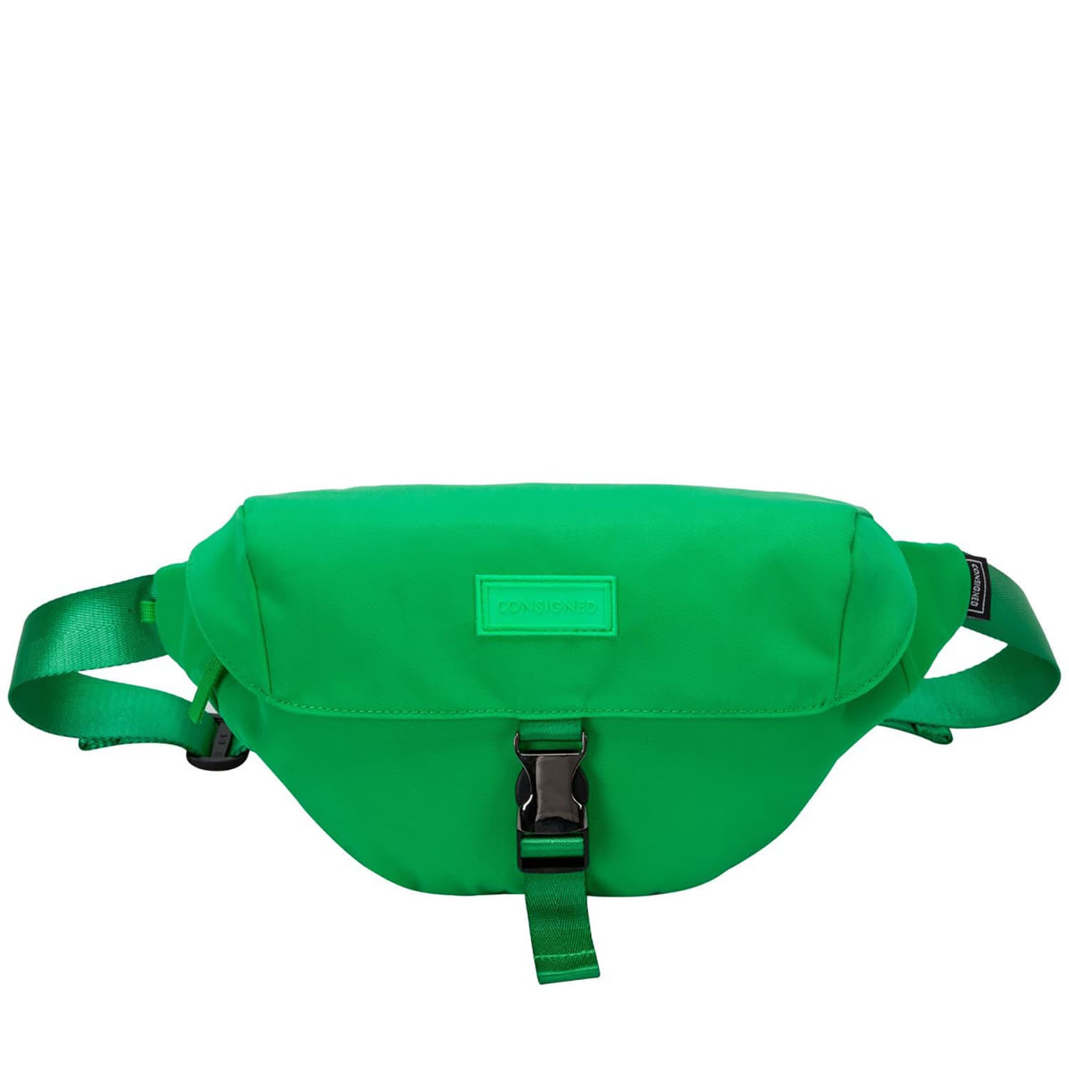 green bum bag