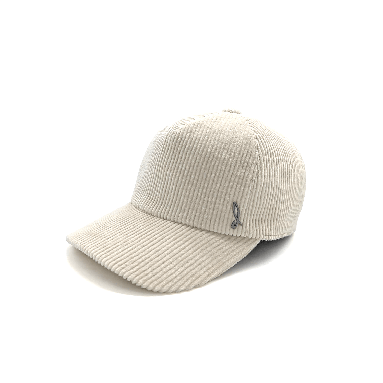 Doria 1905 Men's White Corduroy Baseball Cap In White