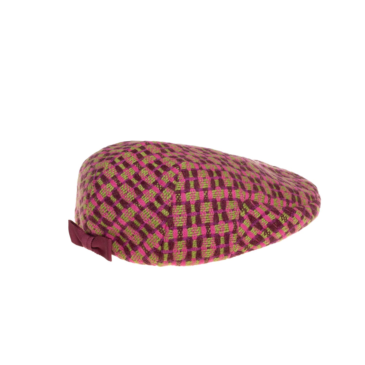 Women’s Pink / Purple Beth - Pink Wool Flat Hat Small Sibi Hats