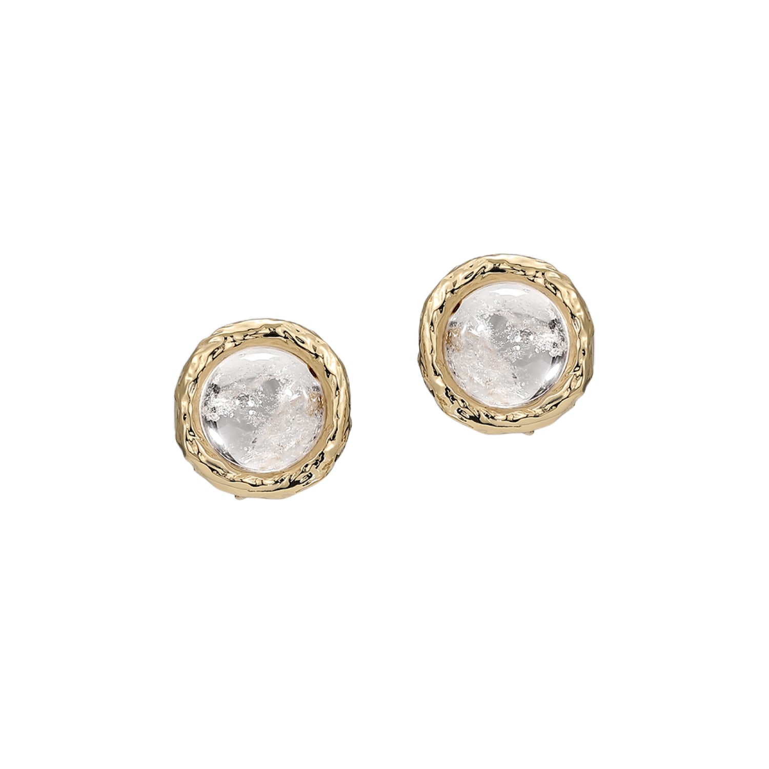 Retro Chic Women's Gold / White / Neutrals Aeolian Whispers Earrings In Multi