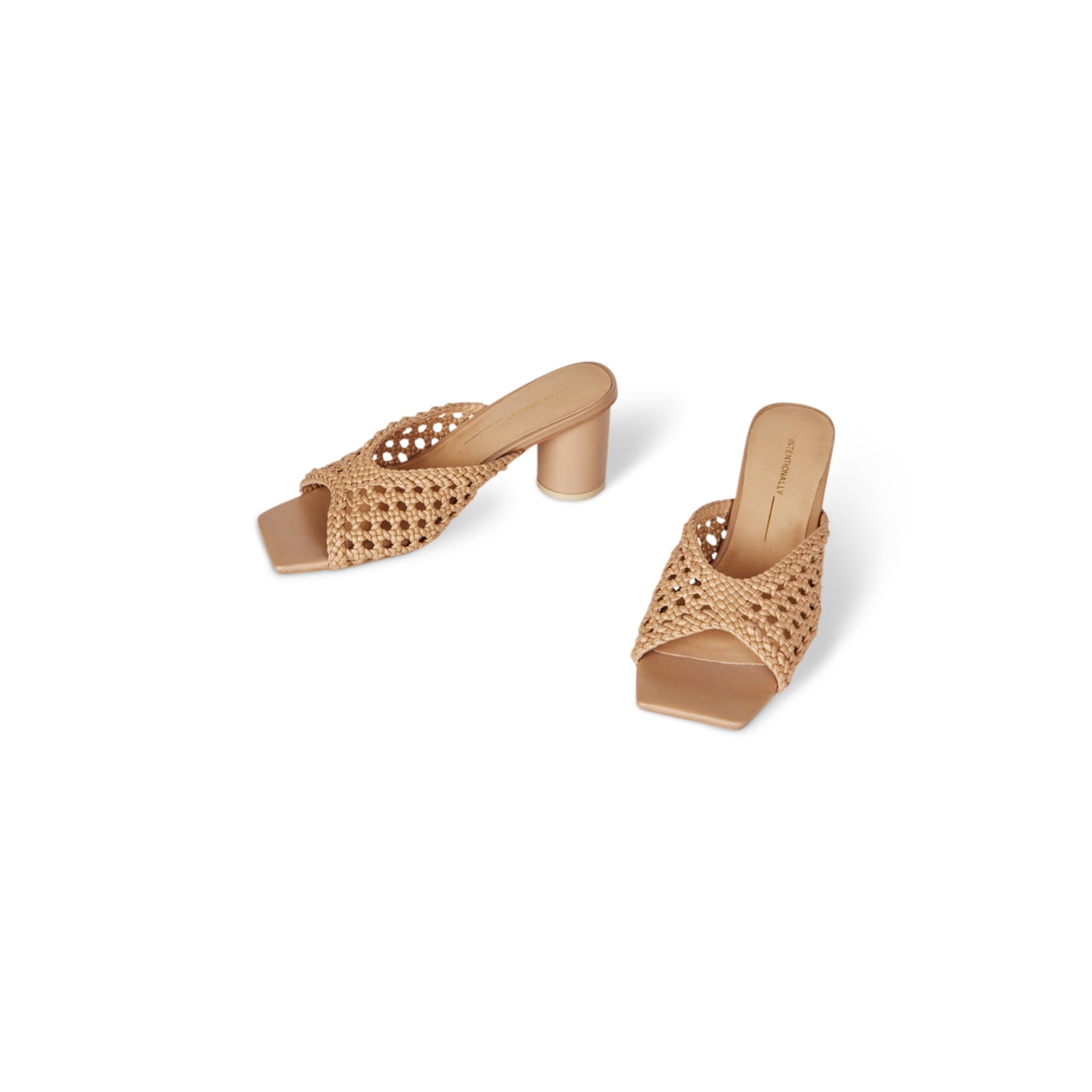 Intentionally Blank Women's Cassandra Vegan Heel-brown In Brown