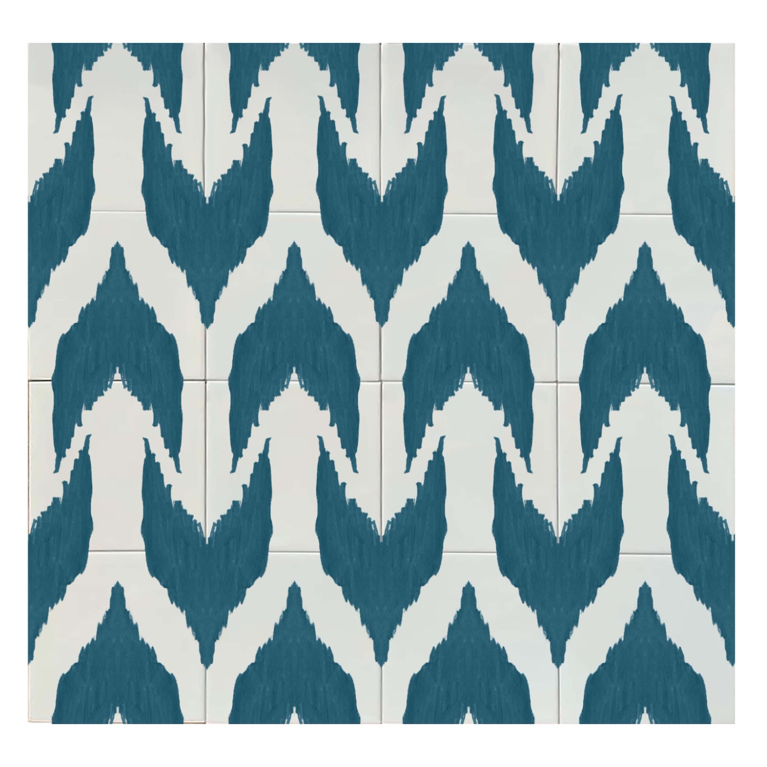 Backsplash Tiles Ikat Lapis Blue Catchii