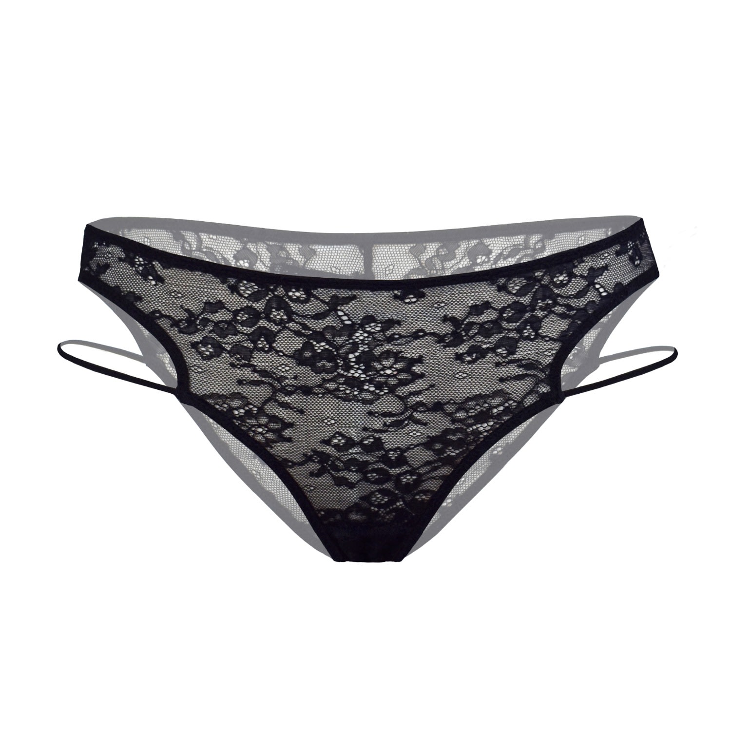 Women’s Amphitrite Low Rise Cheeky Panty Black XXL Monique Morin Lingerie