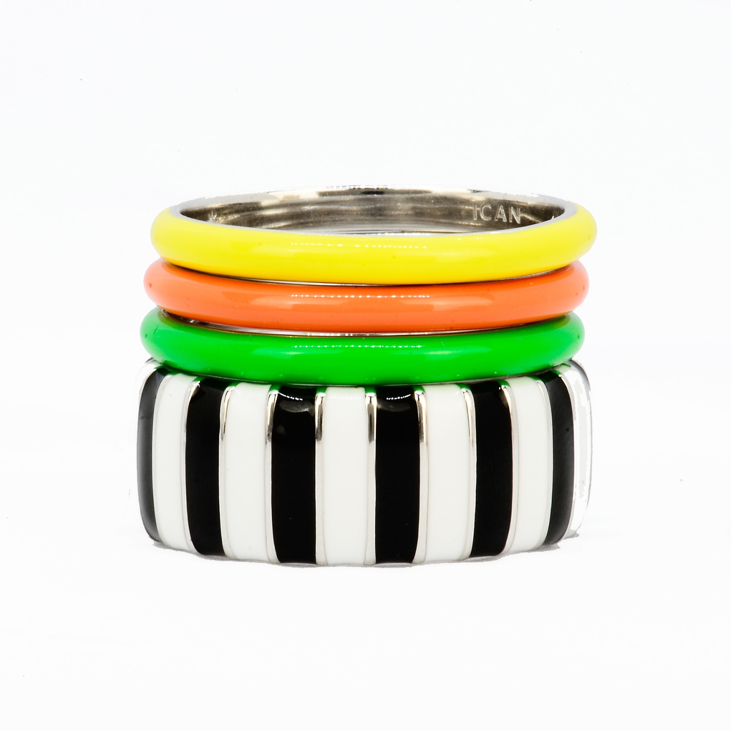 Pinnole Women's Soda Pop Ring Stack