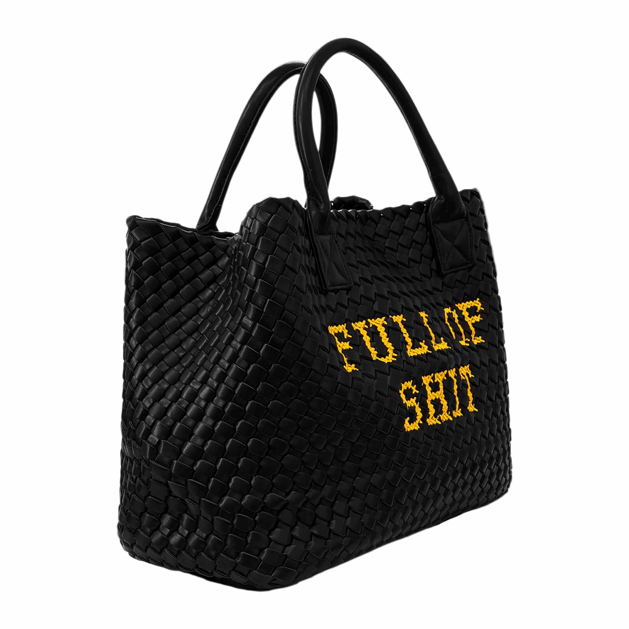 Vegan Full Of Shit Woven Handbag | Lilly Loves | Wolf & Badger