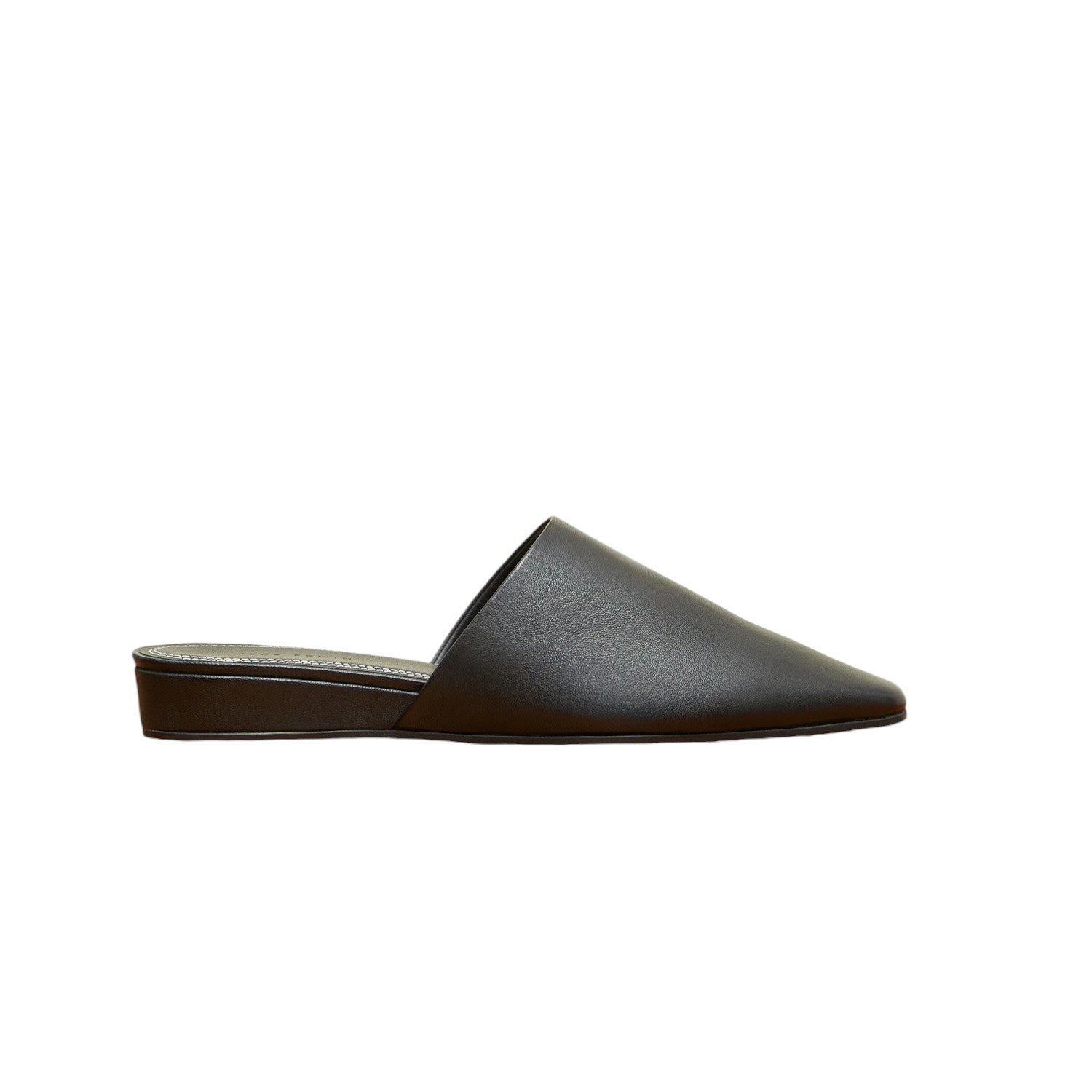 Jack Erwin Women's Waverly Slide - Black Nappa Leather