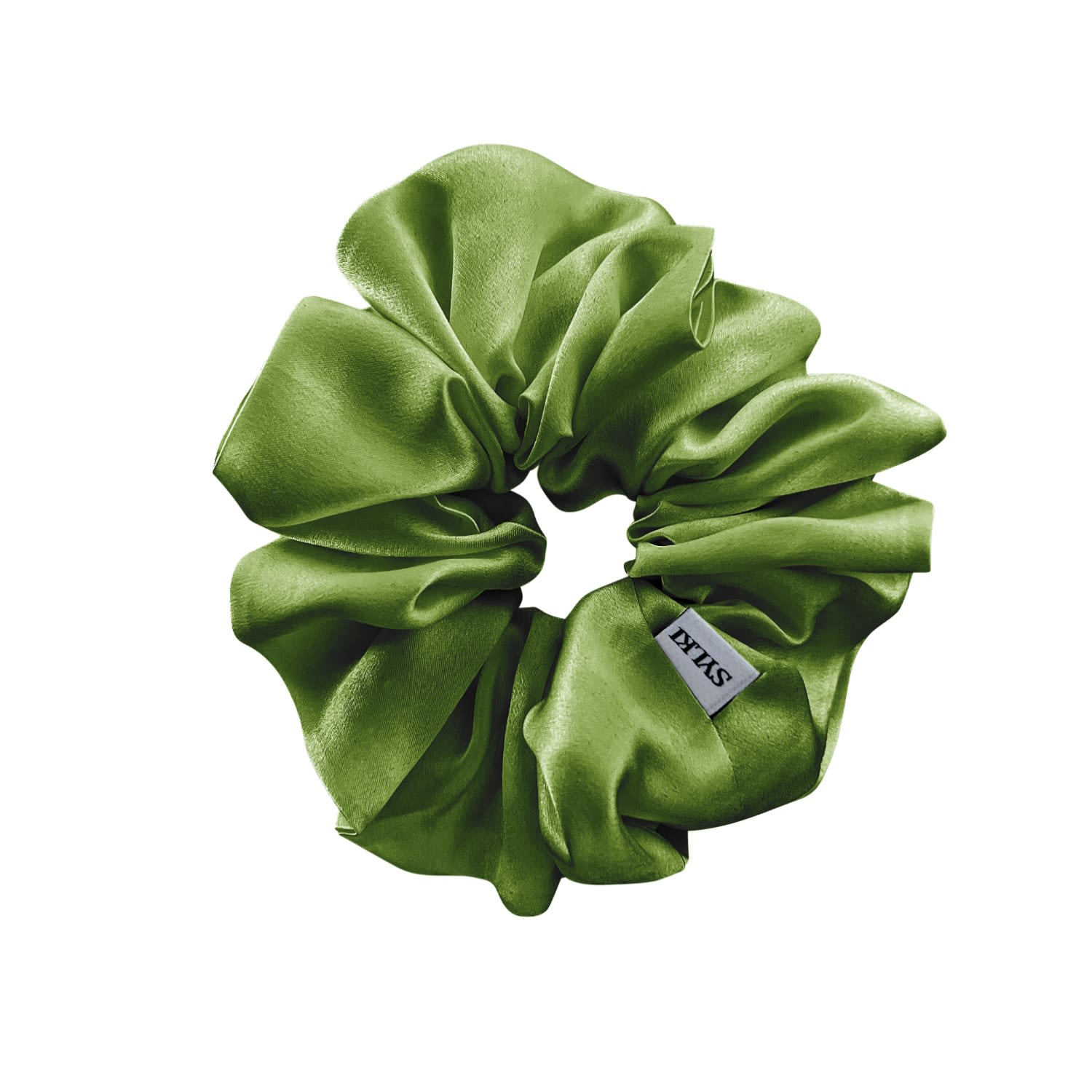 Women's Silk Scrunchies - Green | Sylki