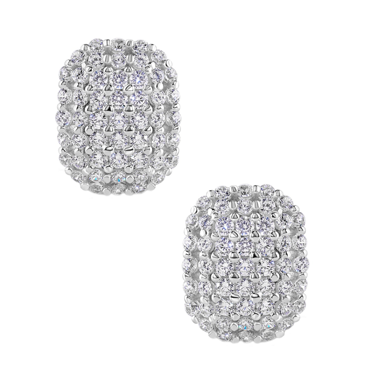Viviana Halil Women's The Edith Premium Zirconia Earrings In Sterling Silver