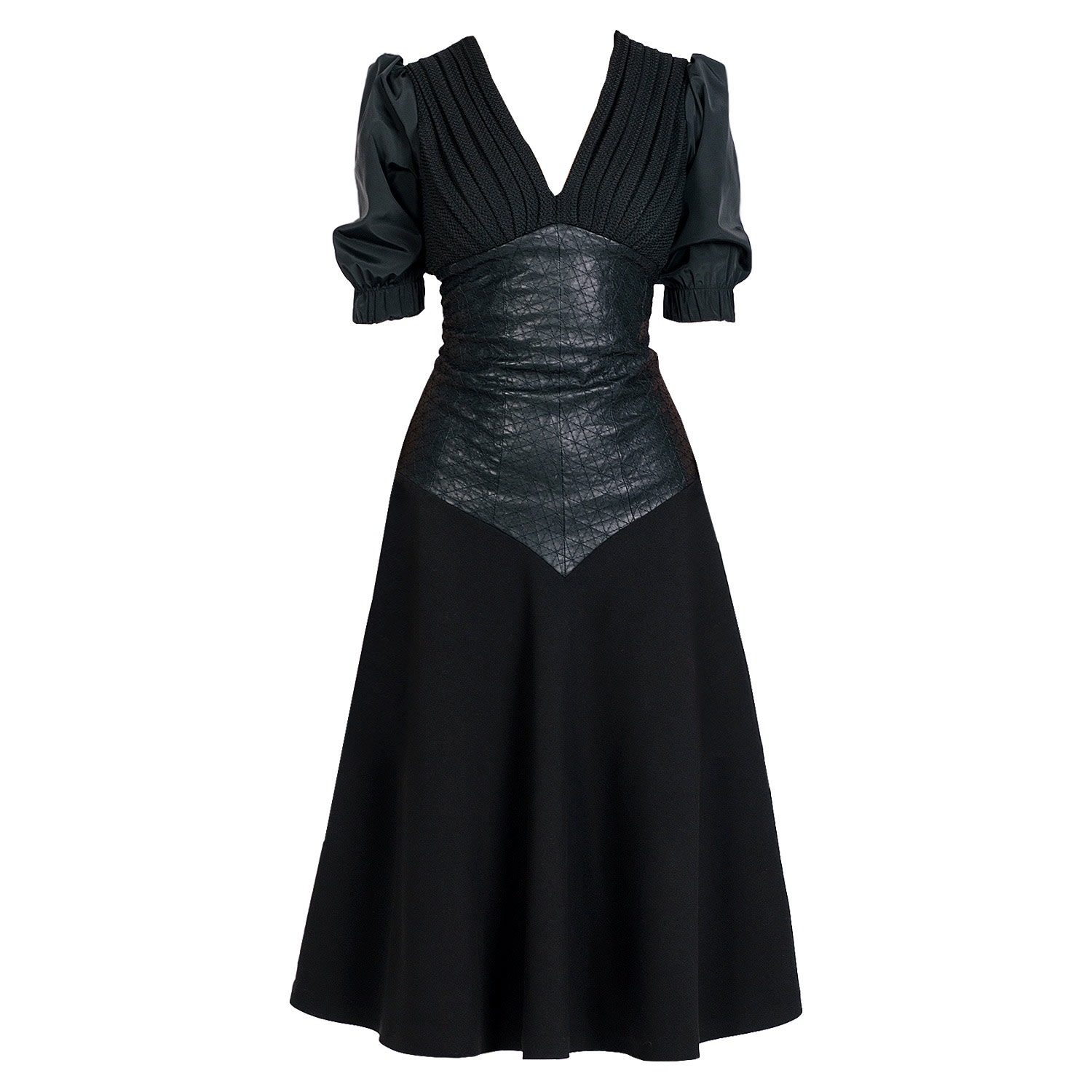 Women’s Baggy Sleeves Dress - Black Extra Small Maison Bogomil