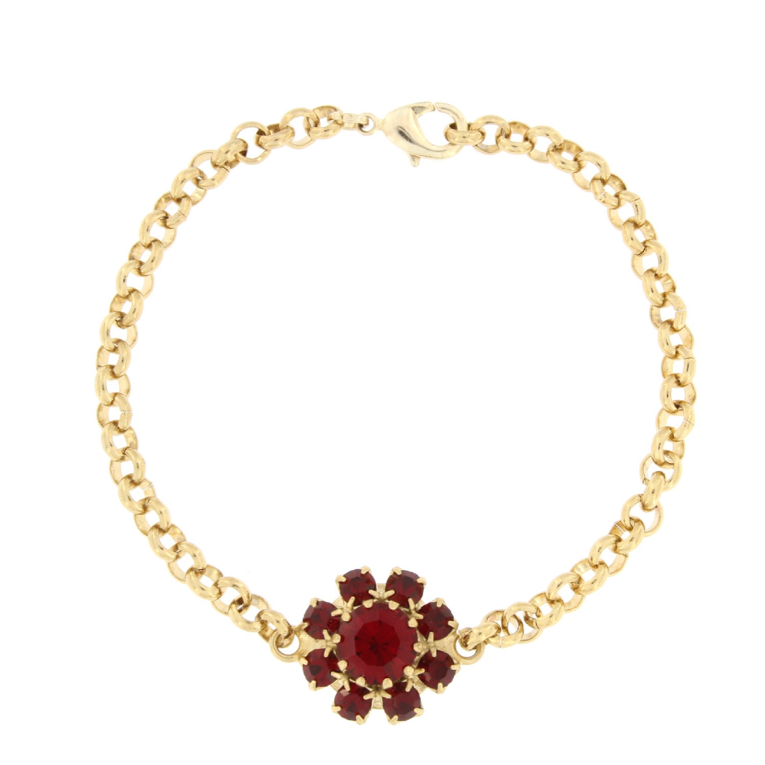 Women’s Florentine Garden Red Bracelet Rosaspina Firenze