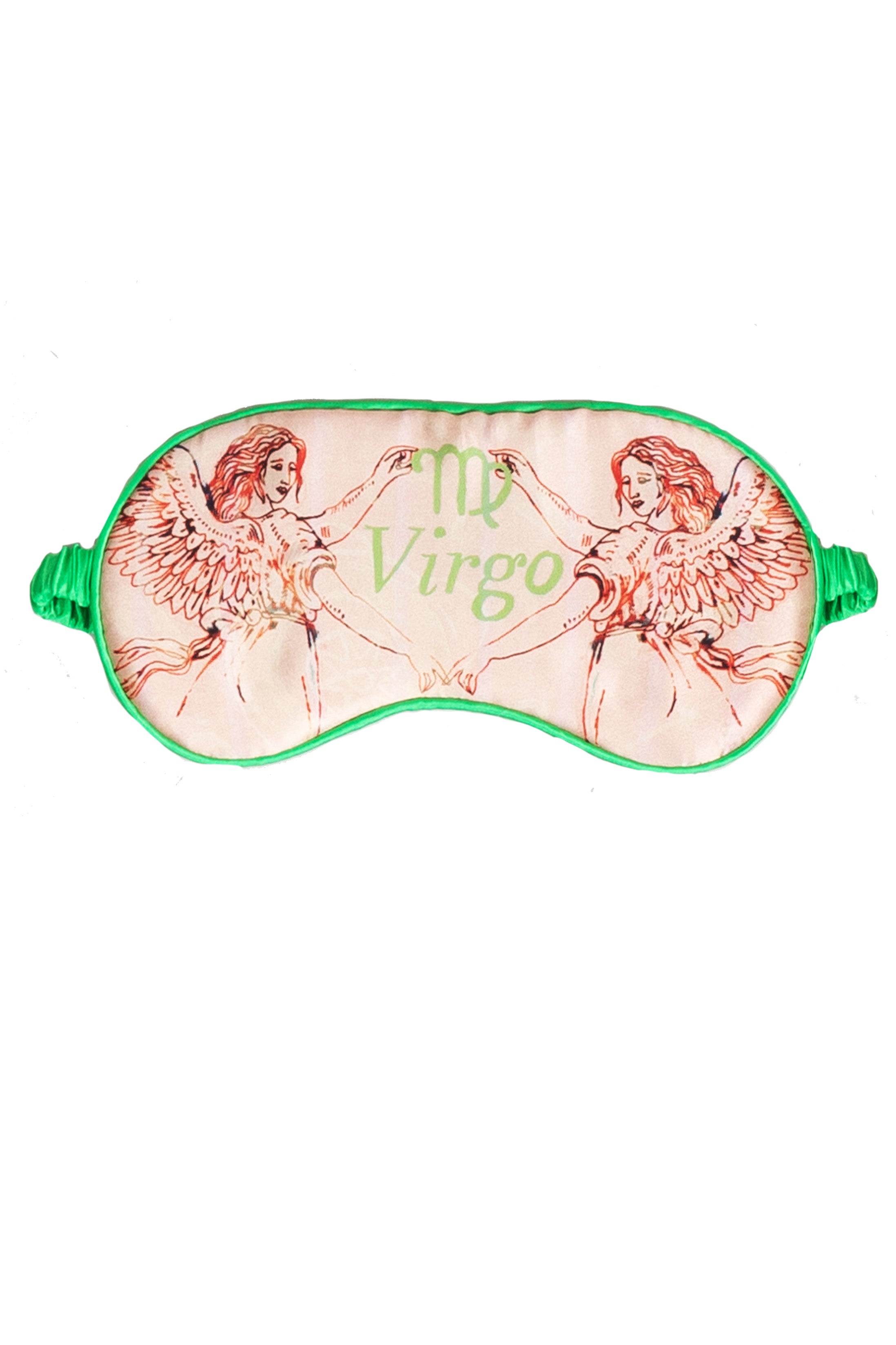 Pink / Purple Silk Eye Mask / "Virgo" Jessica Russell Flint