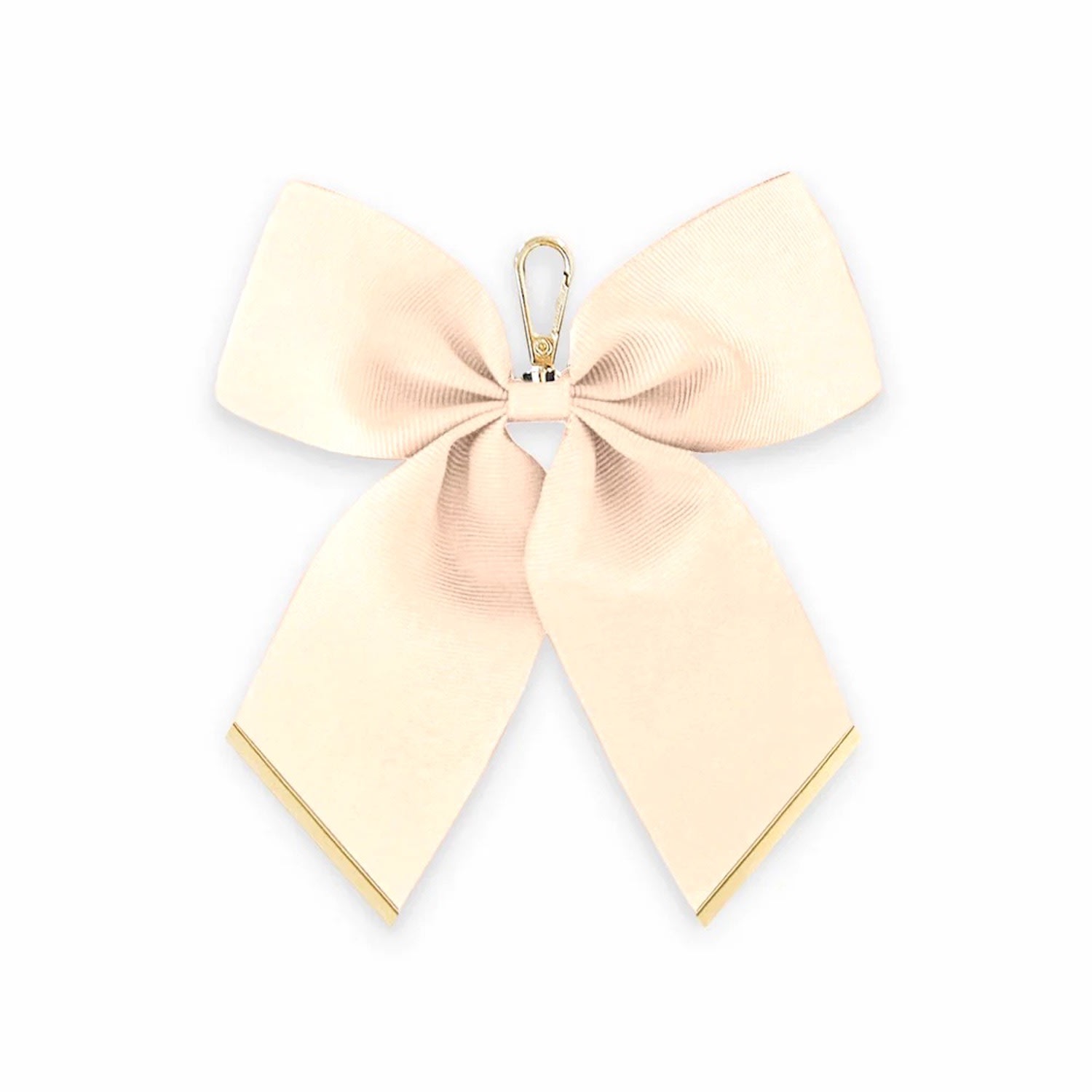 Neutrals Eloise Bow Keyring - Nude One Size Jlr London