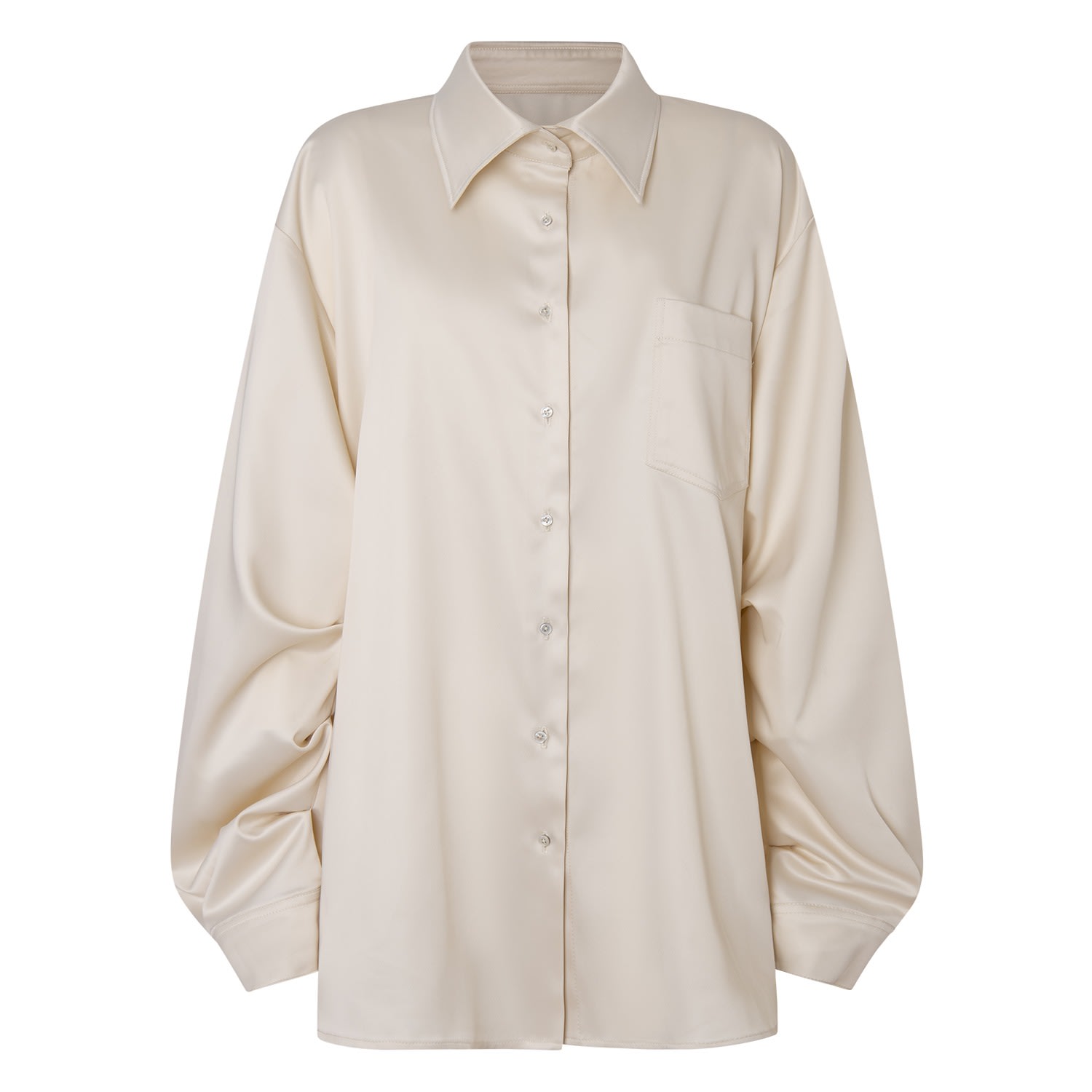 Women’s Neutrals Celeste Oversized Shirt S/M Cassum