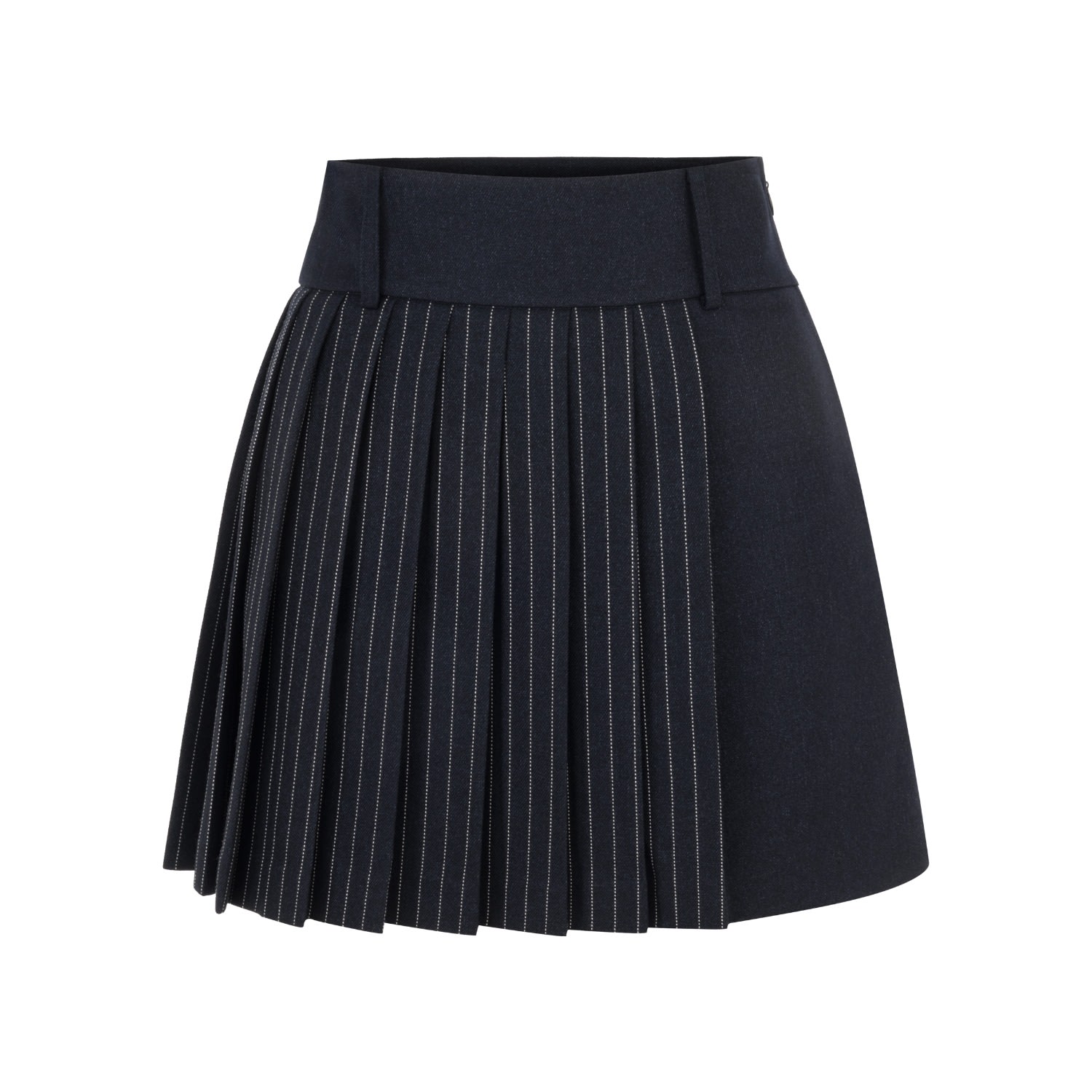 Women’s ClÃ©o Midnight Blue Pleated Skirt Xxs Feel the Lotus