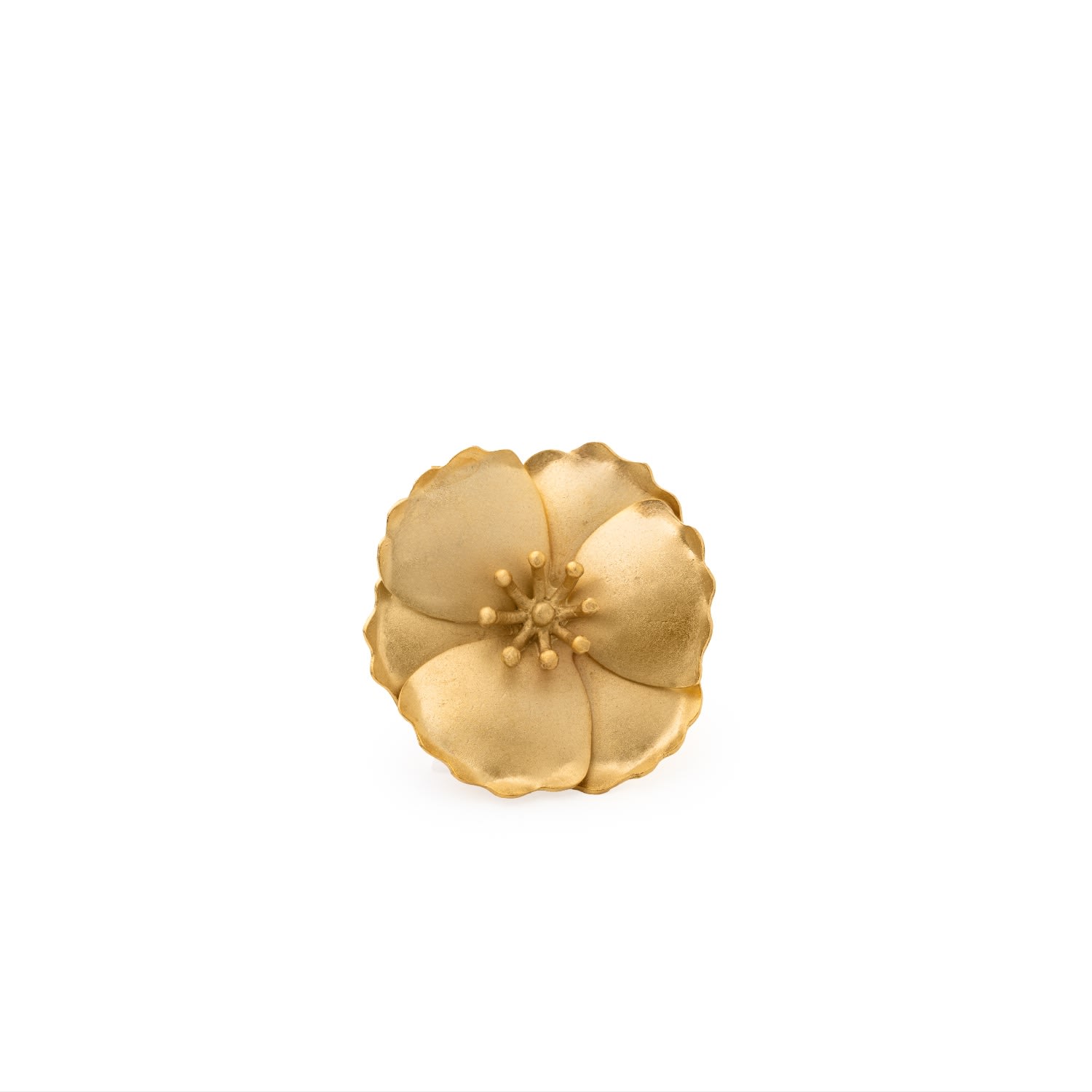 Meraki By Rashmi Bajaj Women's Gold Daylily Ring In Gold
