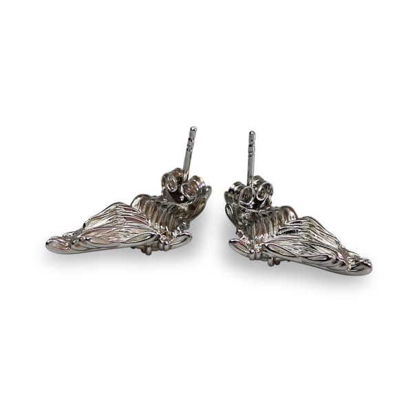 GUCCI STERLING SILVER ANGEL WINGS EARRINGS
