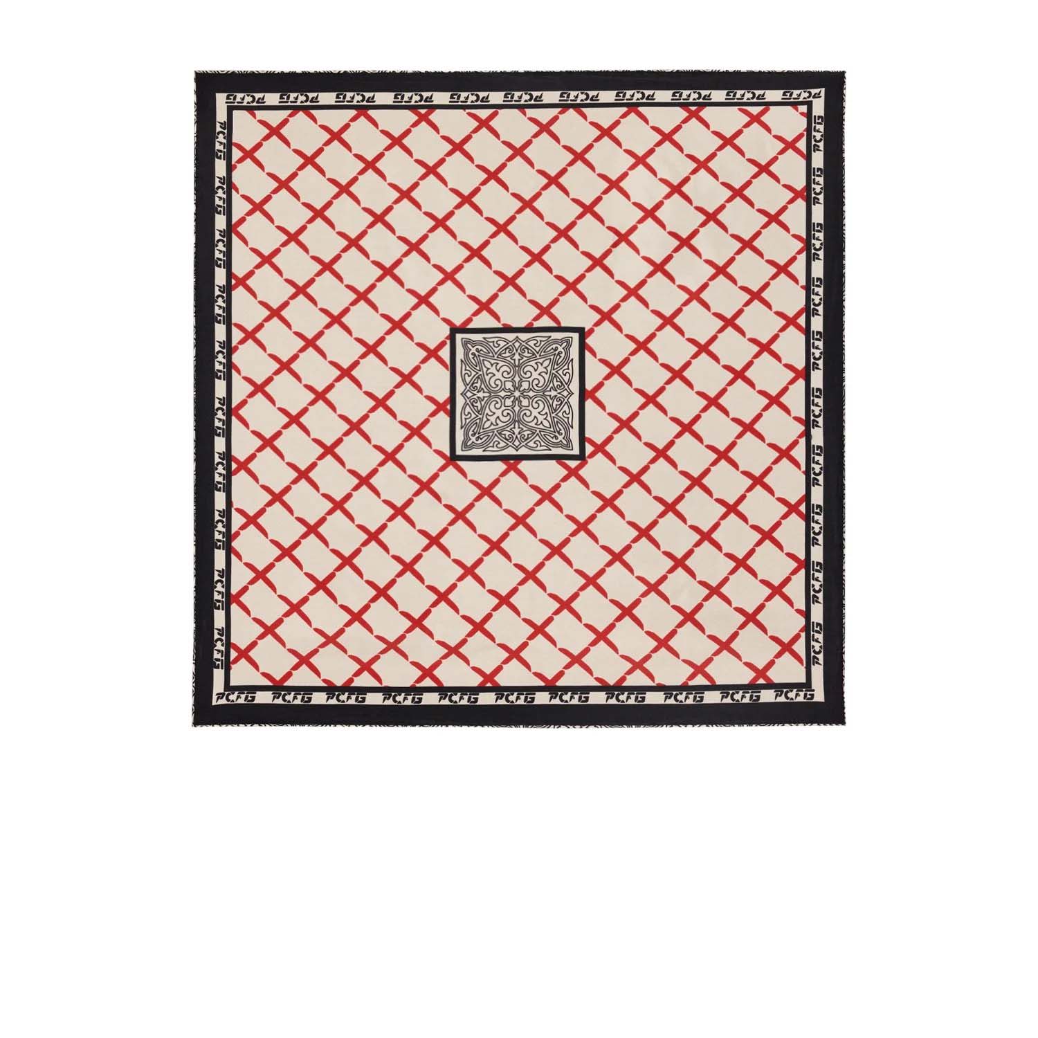 Pcfg Women's Black / Red Free Heaven Silk Scarf In Black/red