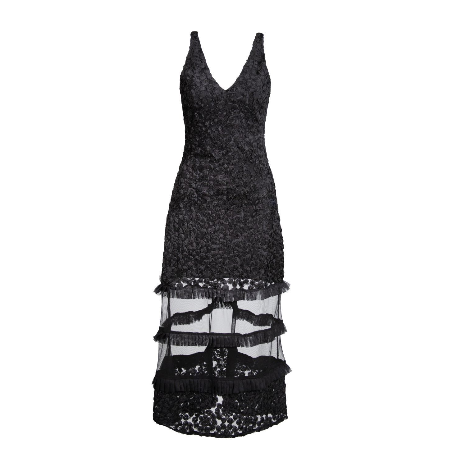 Numbat Women's Black Veritta Lace Mesh  Dress In Black