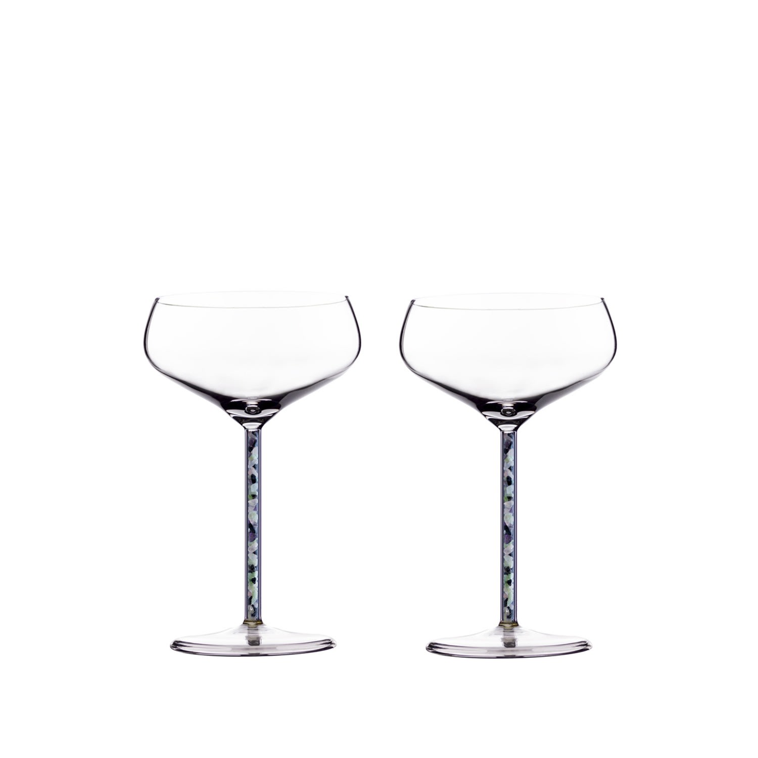 Champagne/Cocktail Coupe - Prism - Two Piece Greatfool