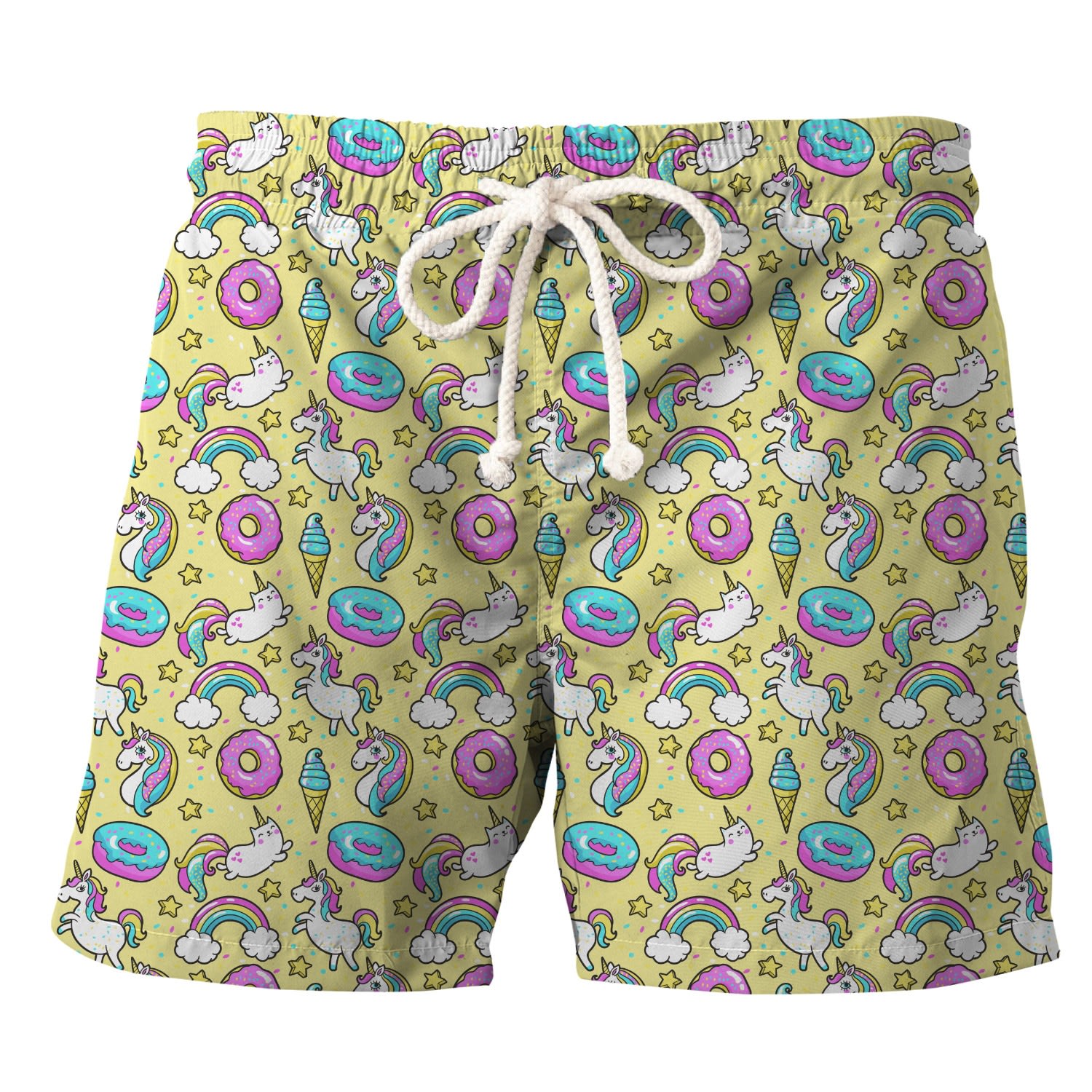 Men’s Unicorn Heaven Shorts Small Aloha from Deer