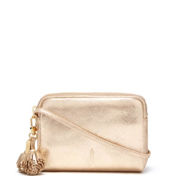 THACKER NEW YORK Pompom Bag In Gold