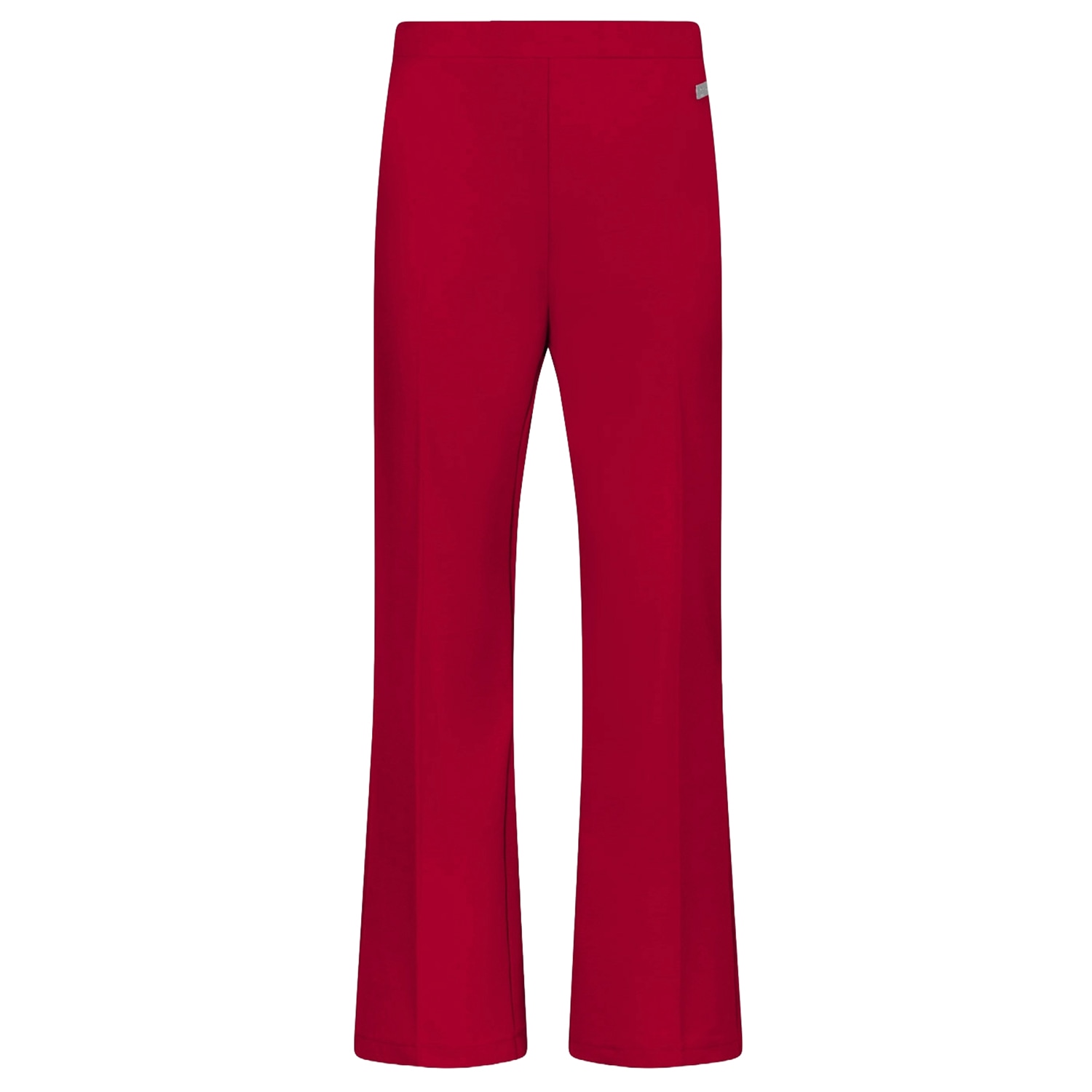 19v69 Italia By Versace 19.69 Abbigliamento Sportivo Srl Women's Red Flare Trousers Trieste- Bordeaux In Red