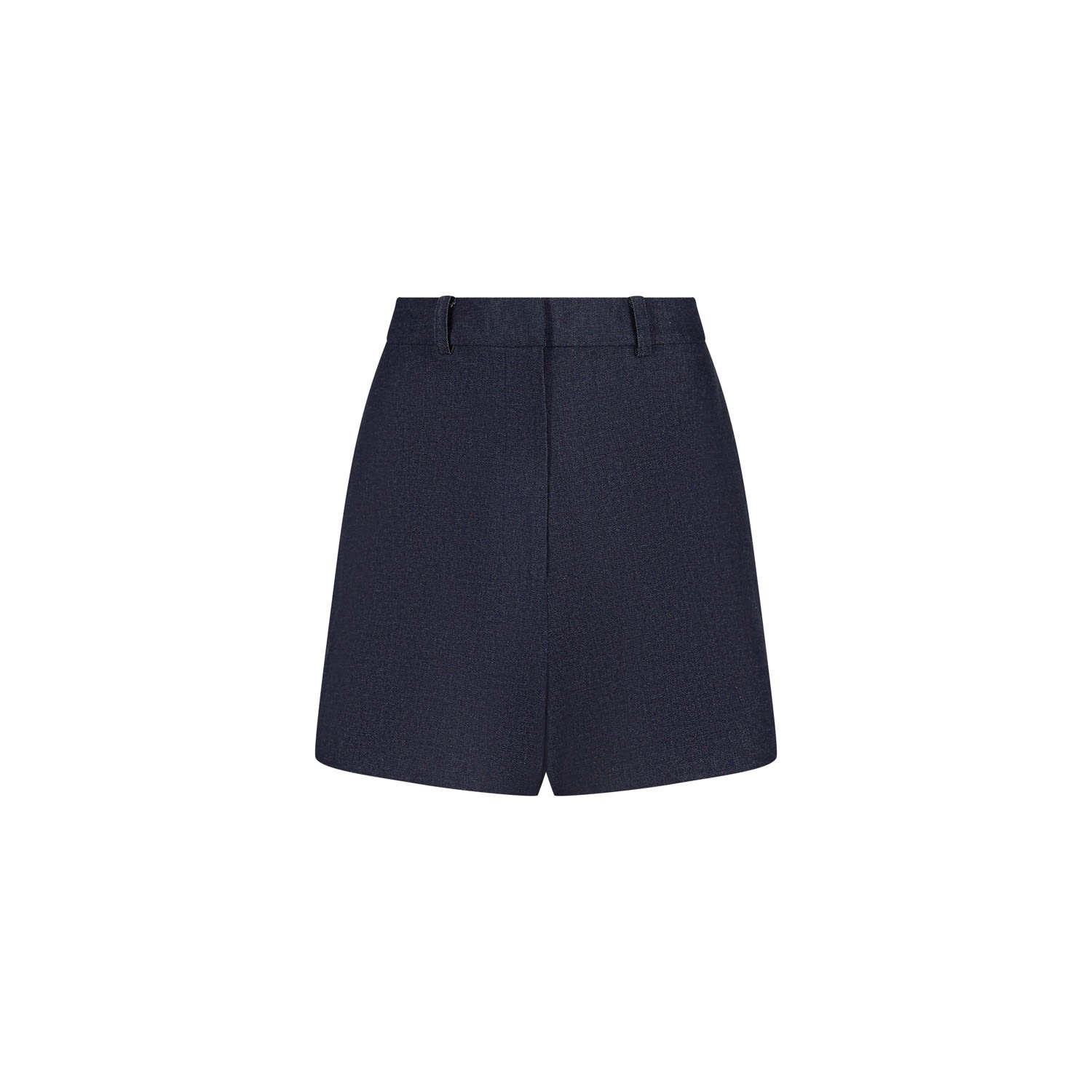 Blue Lizzy High Waisted Shorts With Pockets Japanese Denim | Medium | Shikanzy