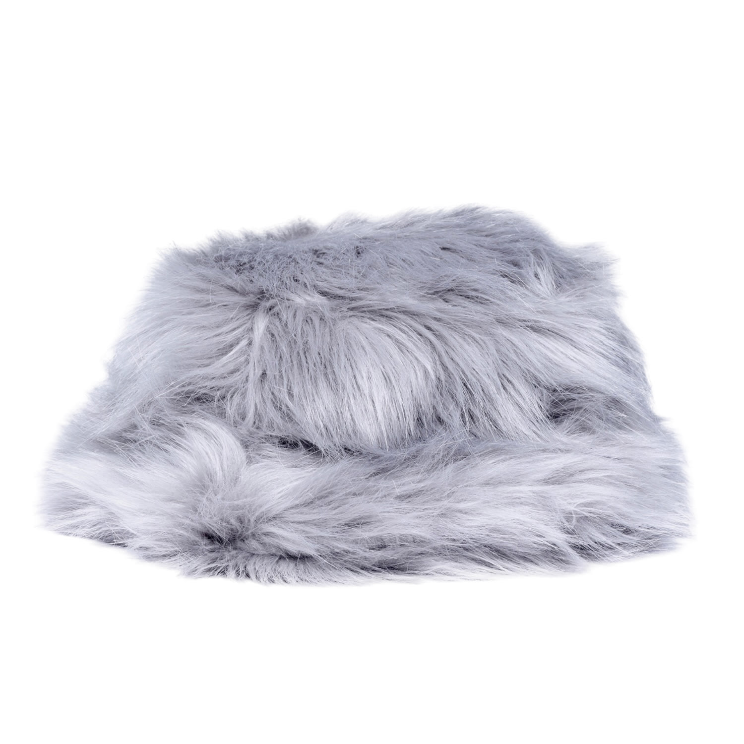 Vaseghia Women's Grey / Black / White Luna Vegan Faux Fur Bucket Hat In Multi