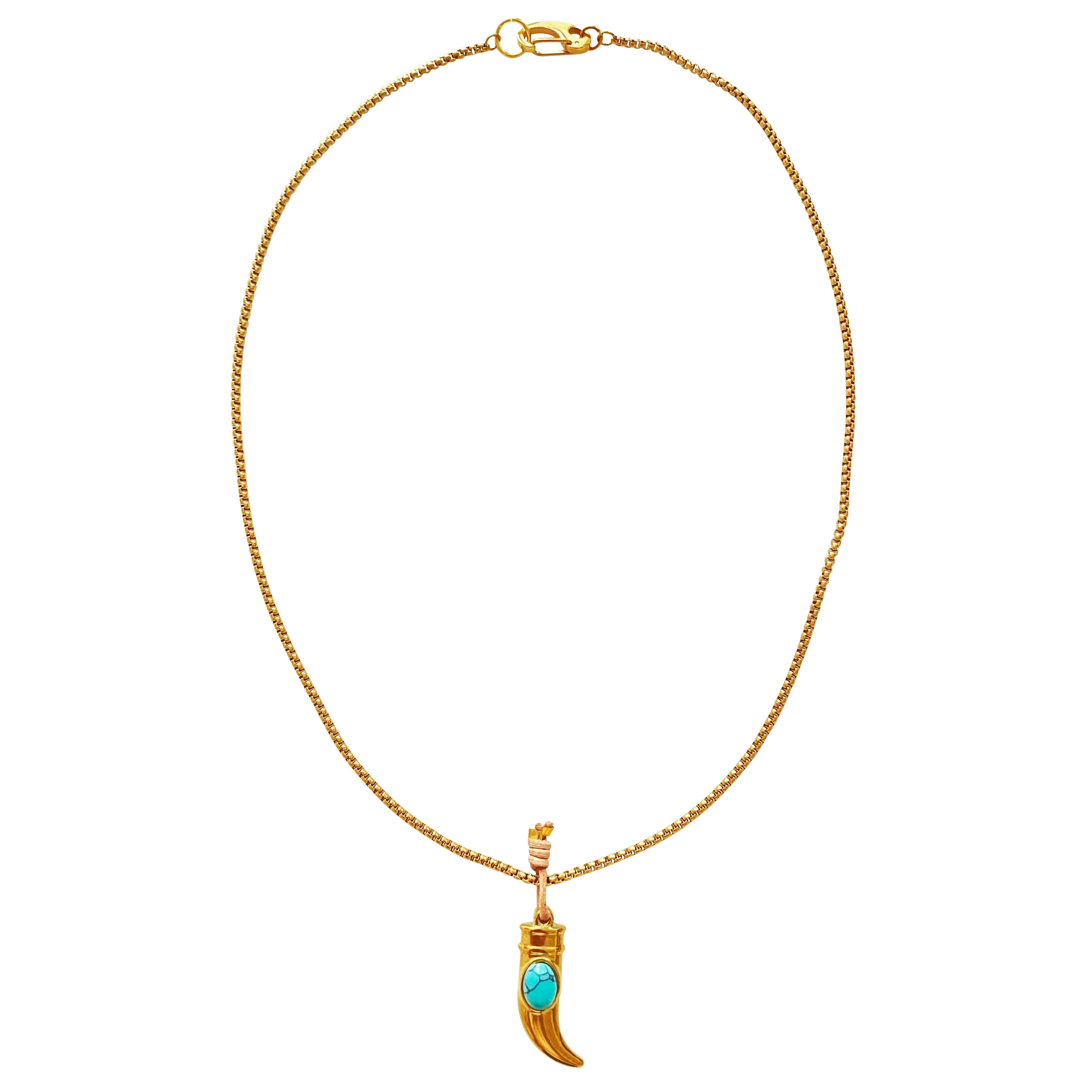 Smilla Brav Women's Gold / Blue Necklace Sol In Multi