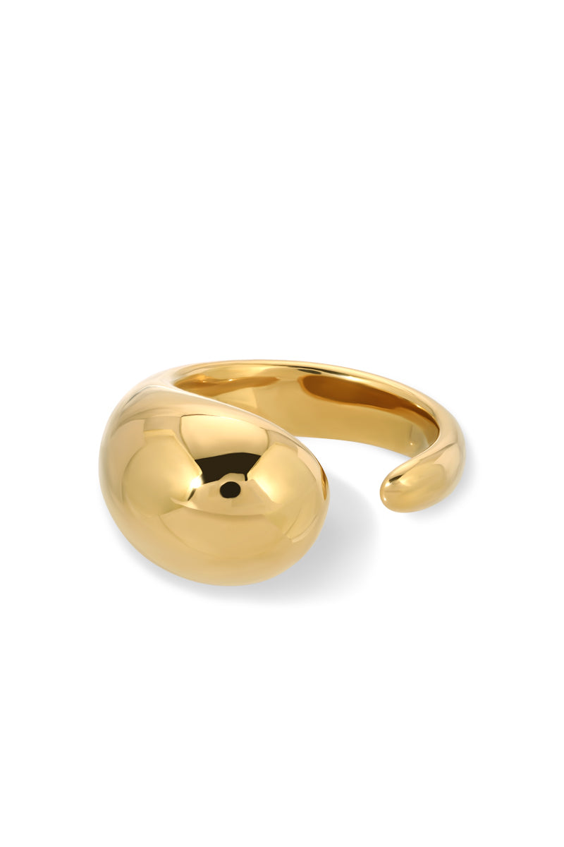 Naiia Women's Lena Dome Ring - Gold