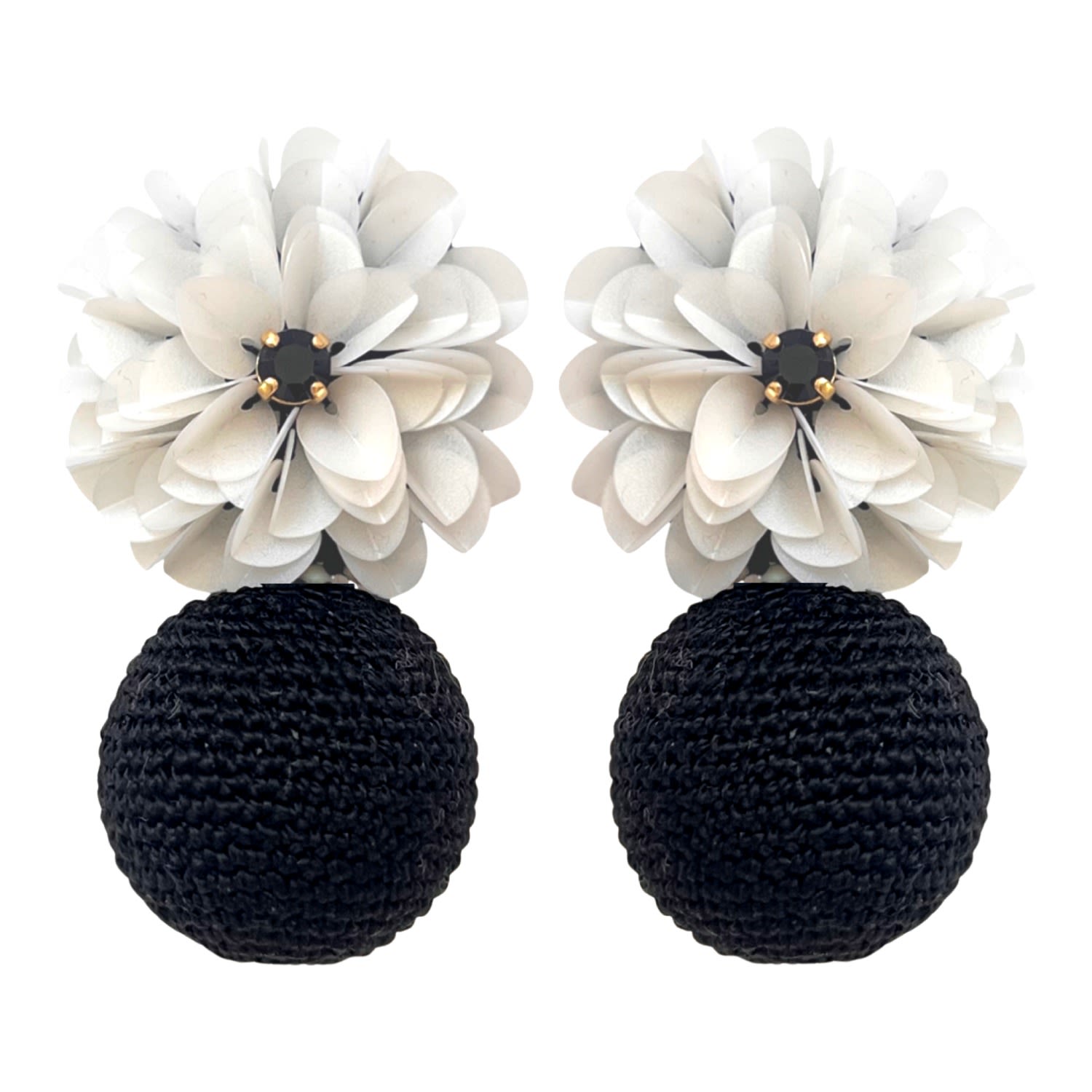 Women’s Blossom Bon Bons Black & White Pinar Ozevlat