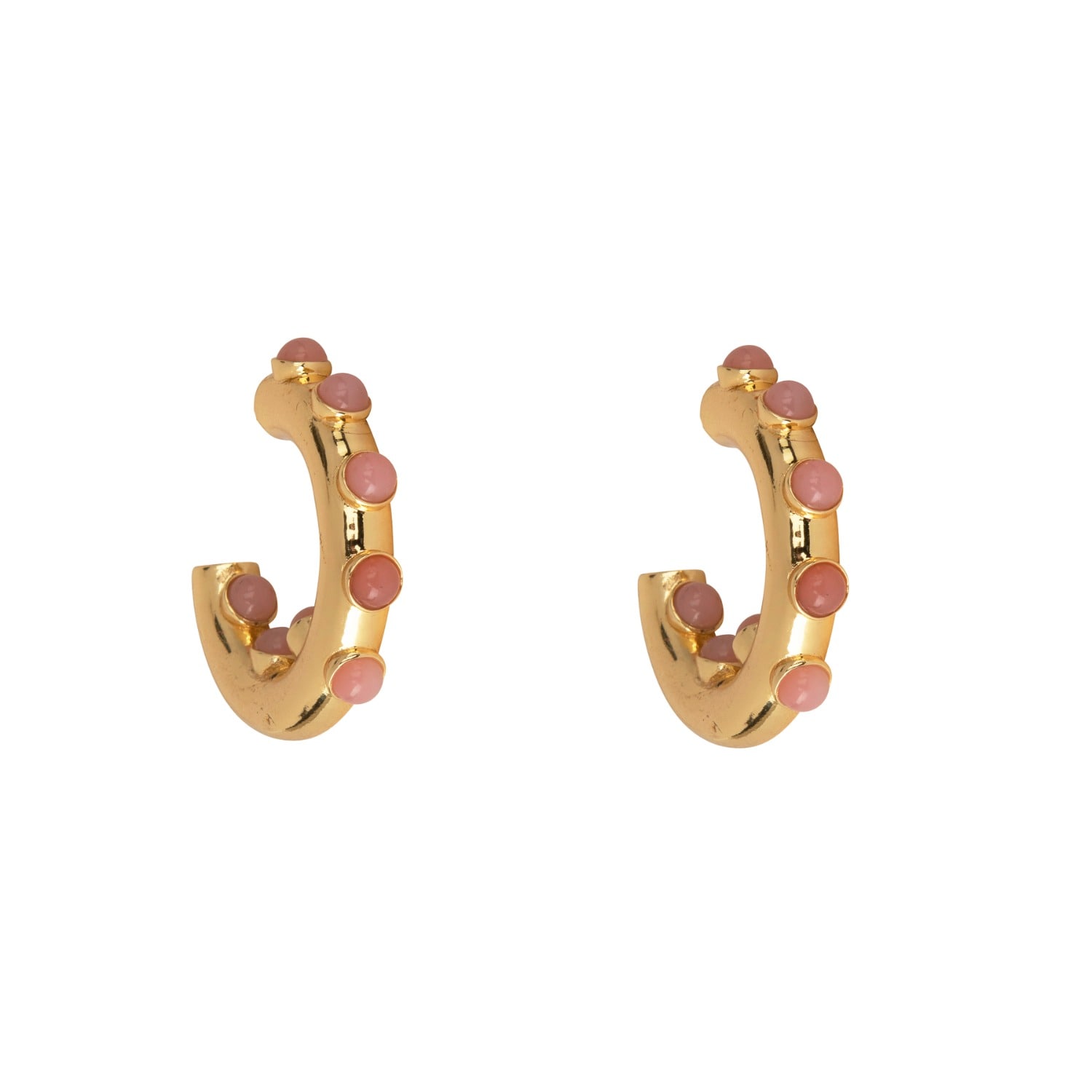 Bounkit Women's Pink / Purple Nicky Hoops Pink Opal