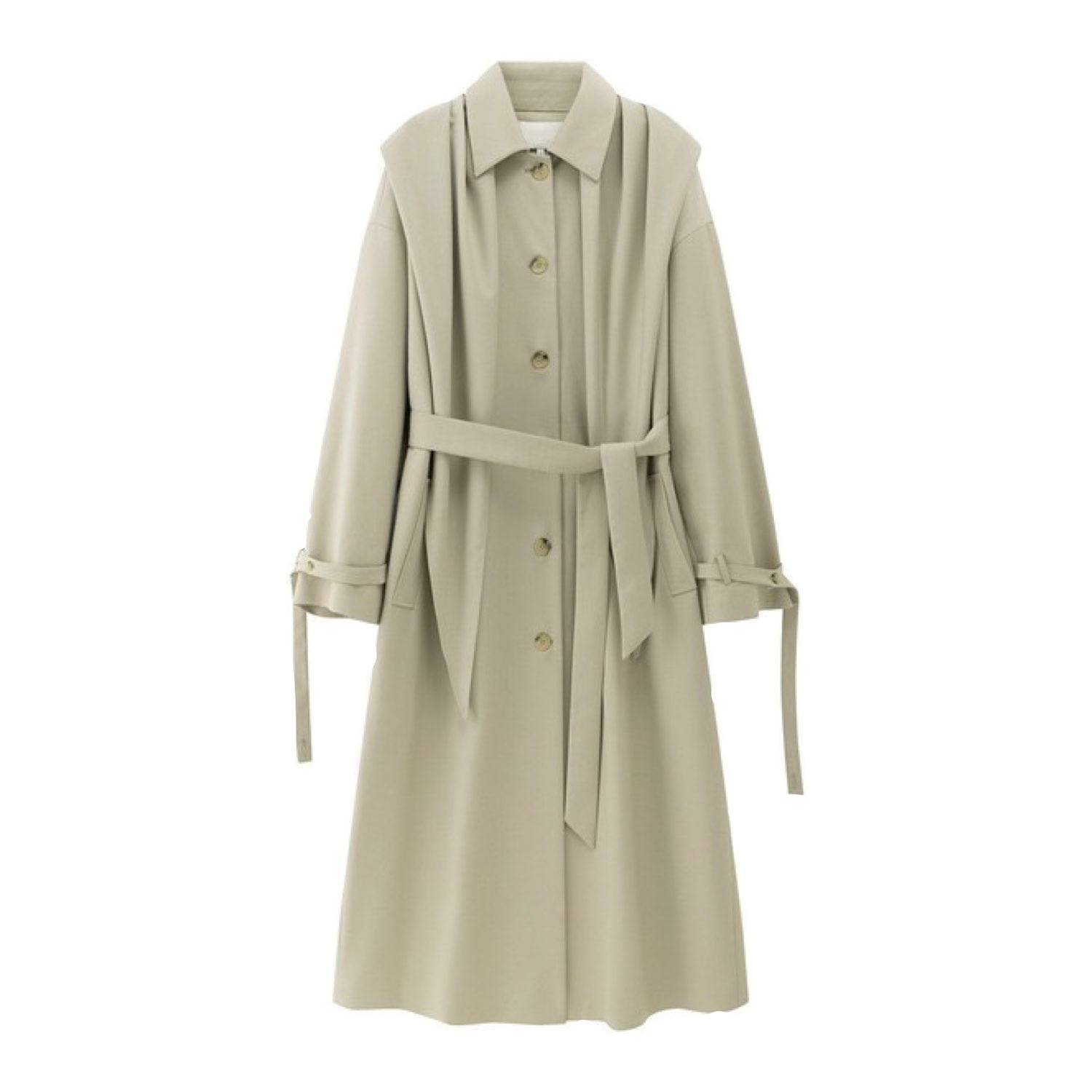 Jiaying Wang Wjy Studio London Women's Neutrals Timeless Long Trench Coat