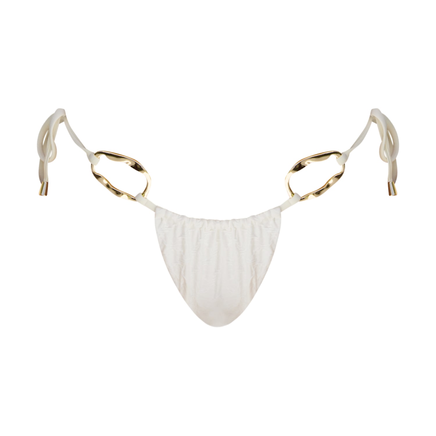 Ivy Swimwear Women's White Ivy In Cream Reversible Bottom In White