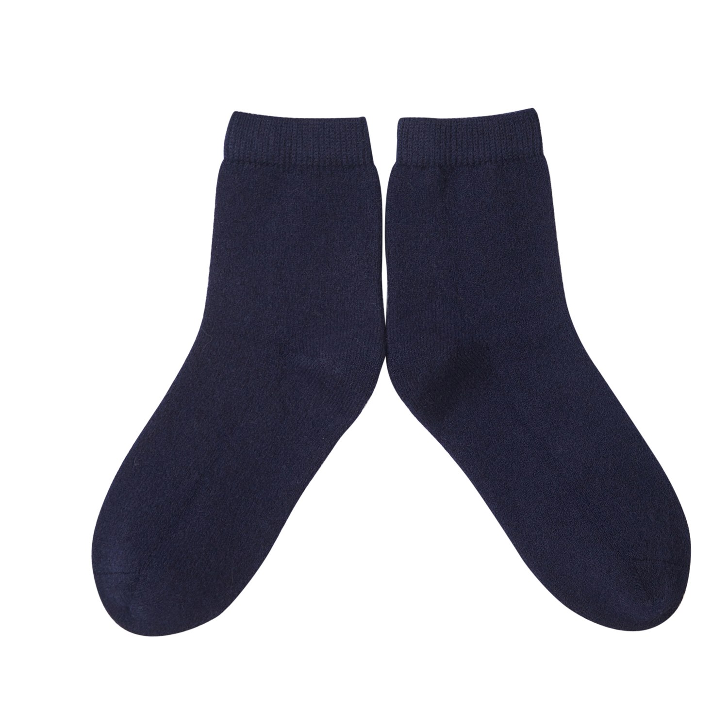 Women’s Wool Quarter-Length Socks Set Of Two - Meditating Lamb Collection In Blueberry Pie Large Soft Strokes Silk