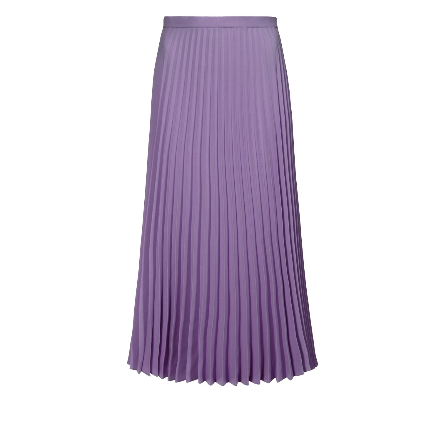 Aggi By Halewski Women's Pink / Purple Elvira Purple Haze Pleated Midi Skirt In Pink/purple