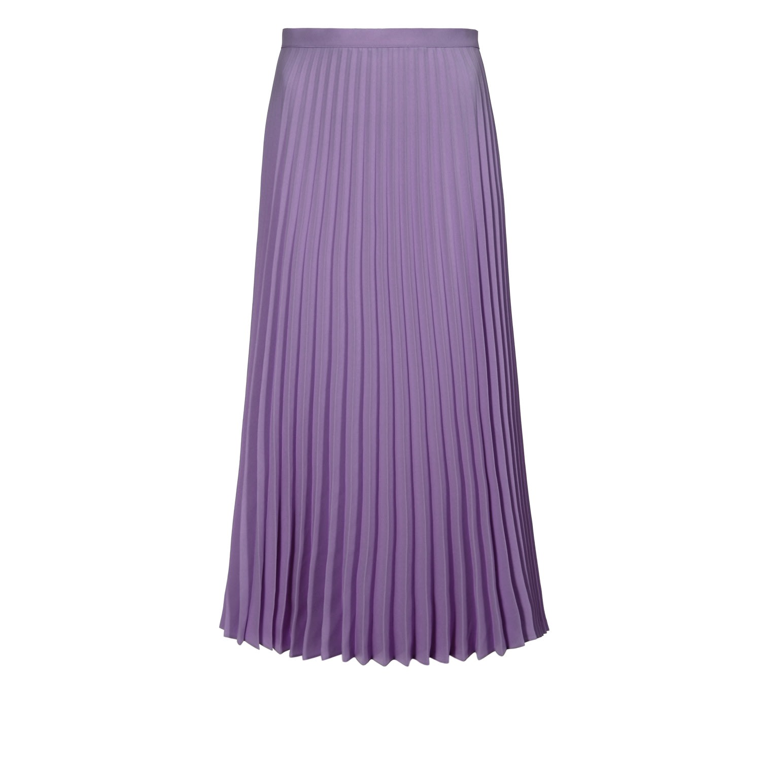 Women’s Pink / Purple Elvira Purple Haze Pleated Midi Skirt Medium Aggi