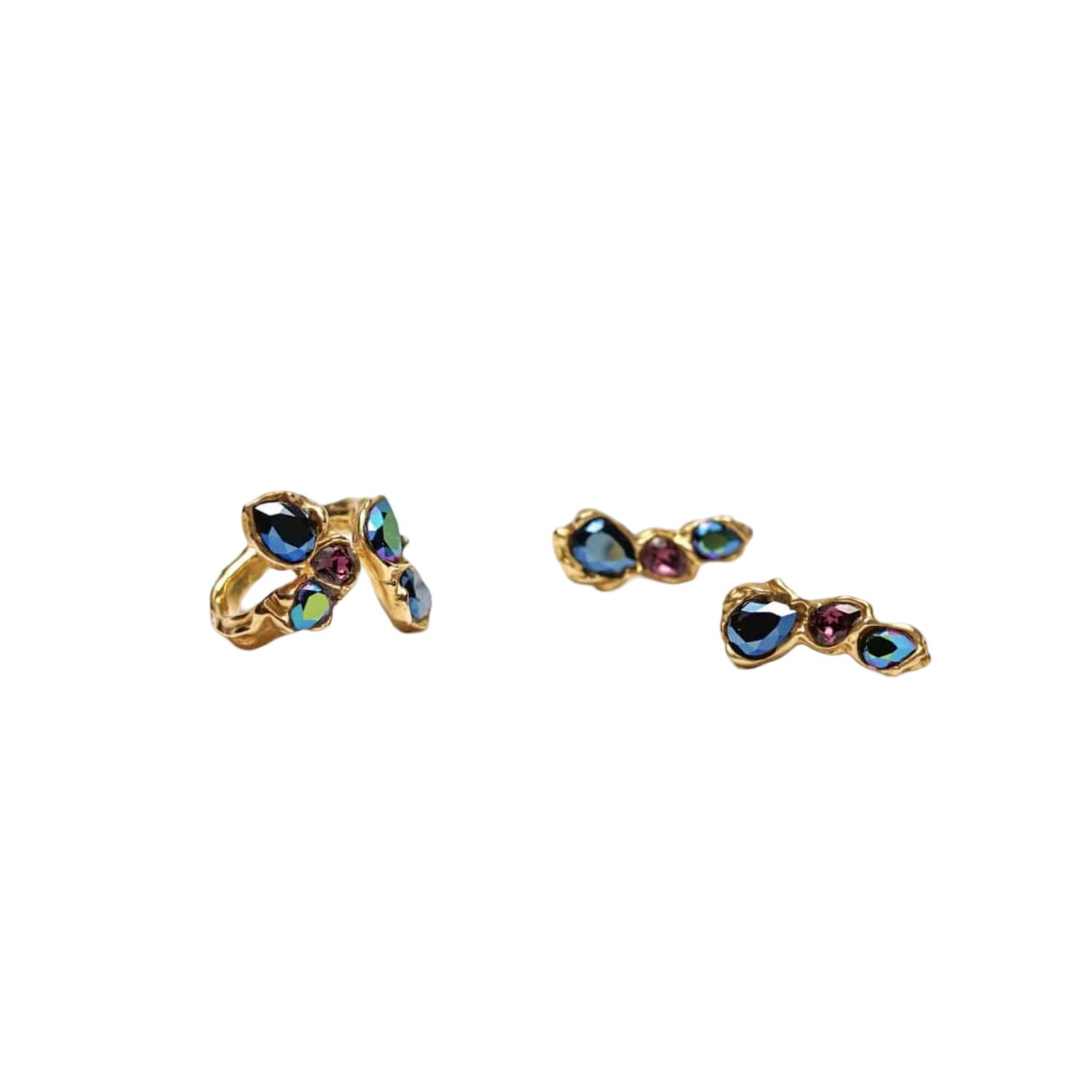 Iskra Women's Gold Blossom Set - Chameleon