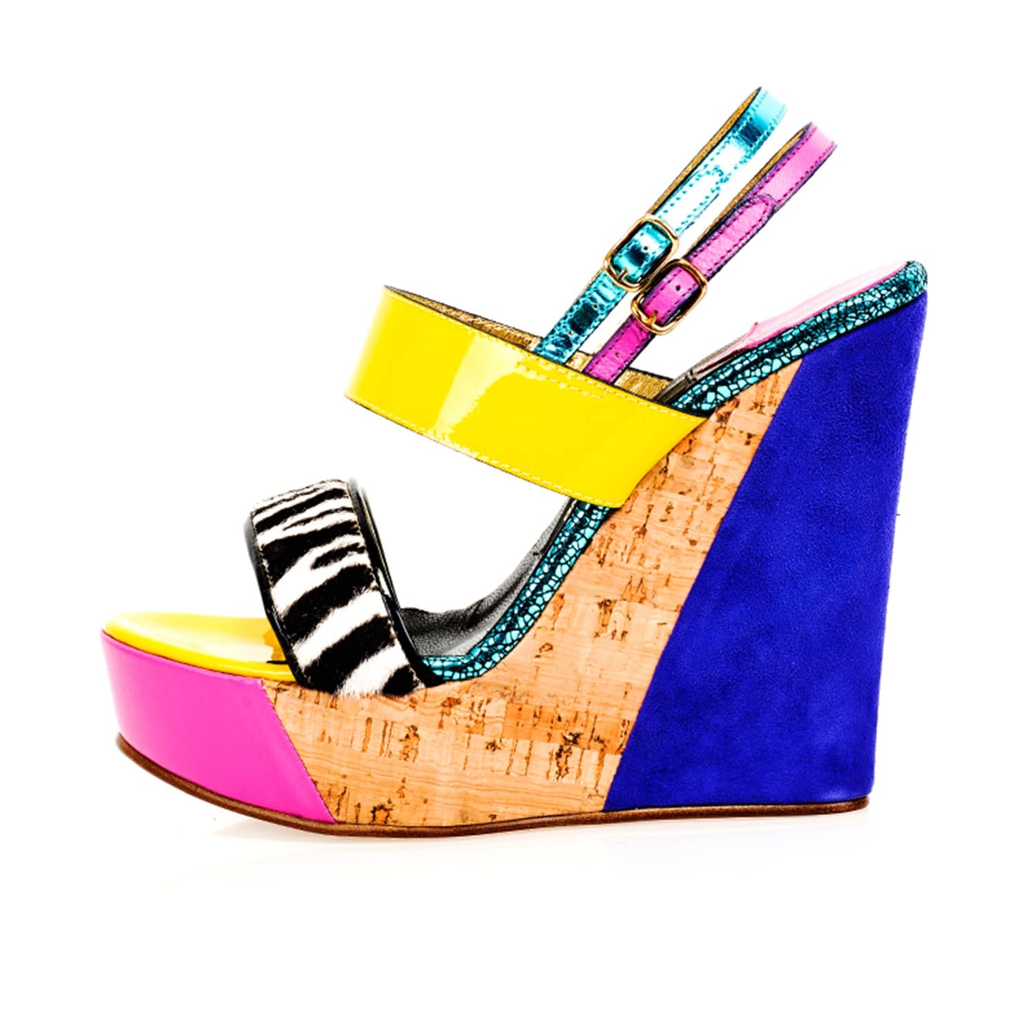 sporty wedge sandals