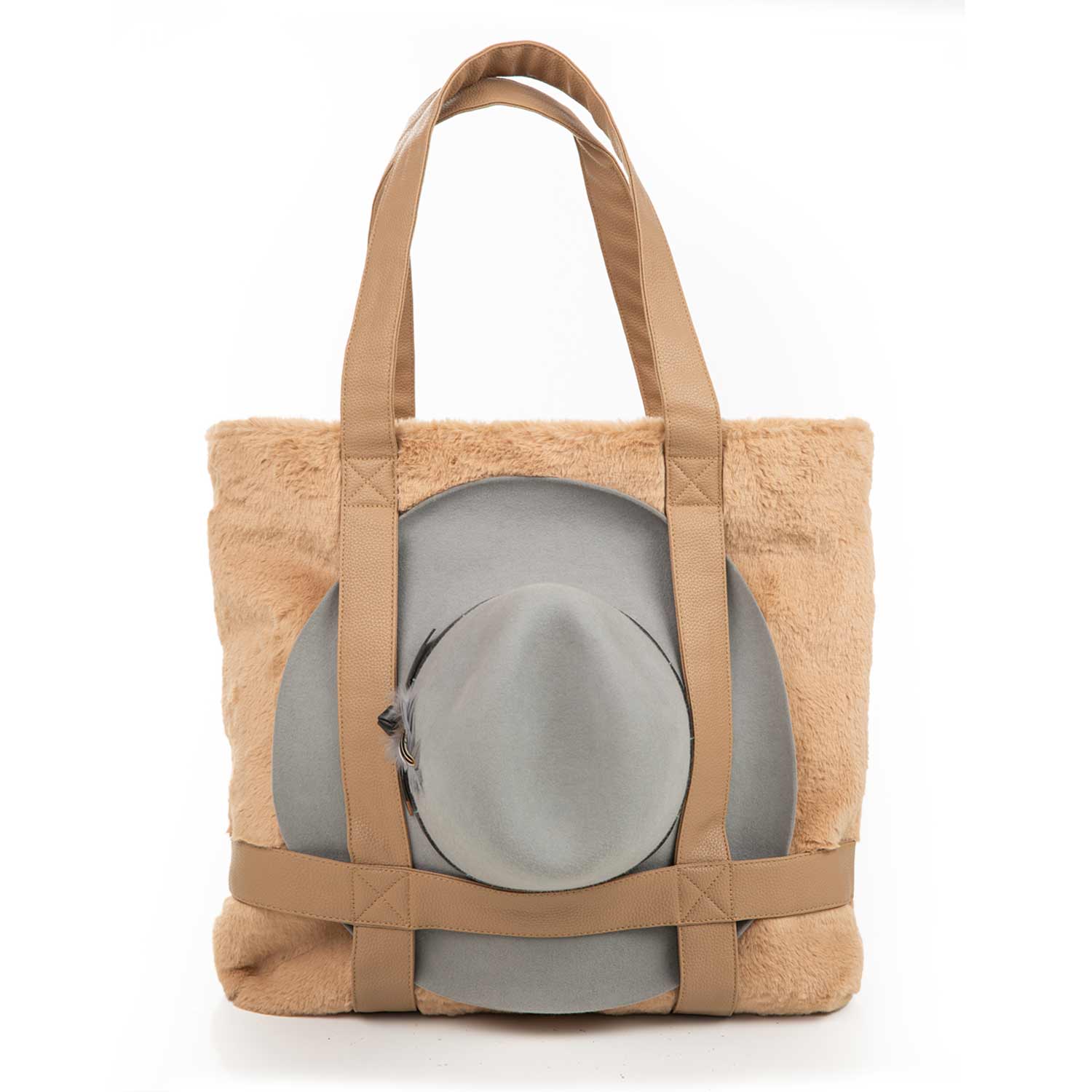 Sidney Byron Women's Brown Winter Suncatcher Dominique Tote And Pouch