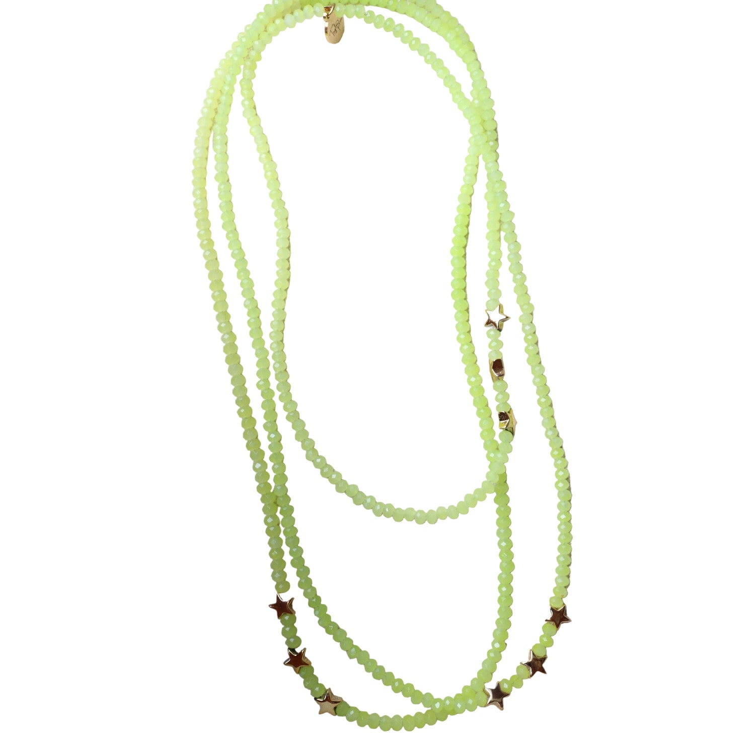 Taylor Reese Women's Gold / Green The Citron All Star Multi-way Necklace In Multi