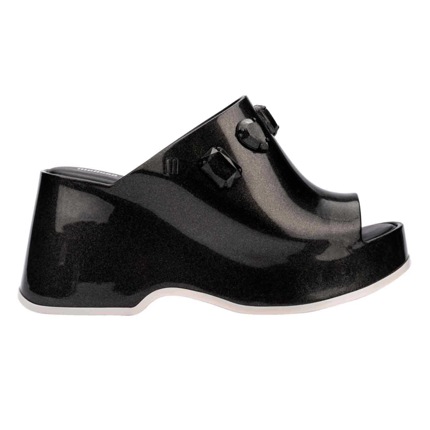 Melissa Women's Patty Stones X Undercover - Metallic Black In Black