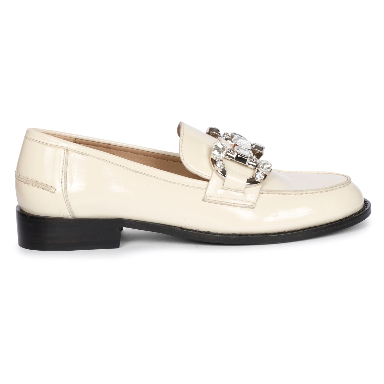 Saint G Livia Bit Loafer In White