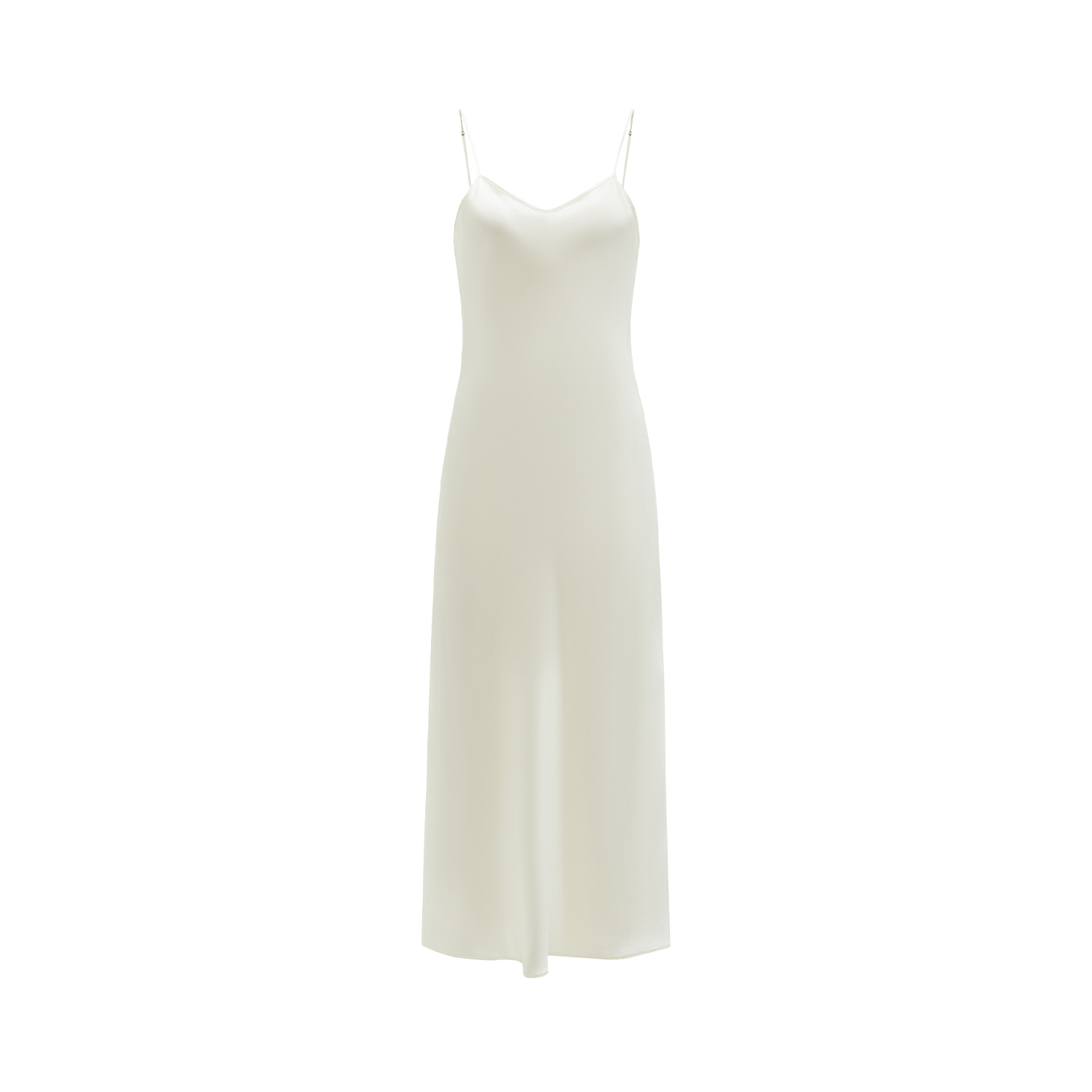 white cotton slip dress Hypoallergenic Women's Full ( Natural )  Cottonique and gently shake out to wear straight away Midi Slip Dress in White