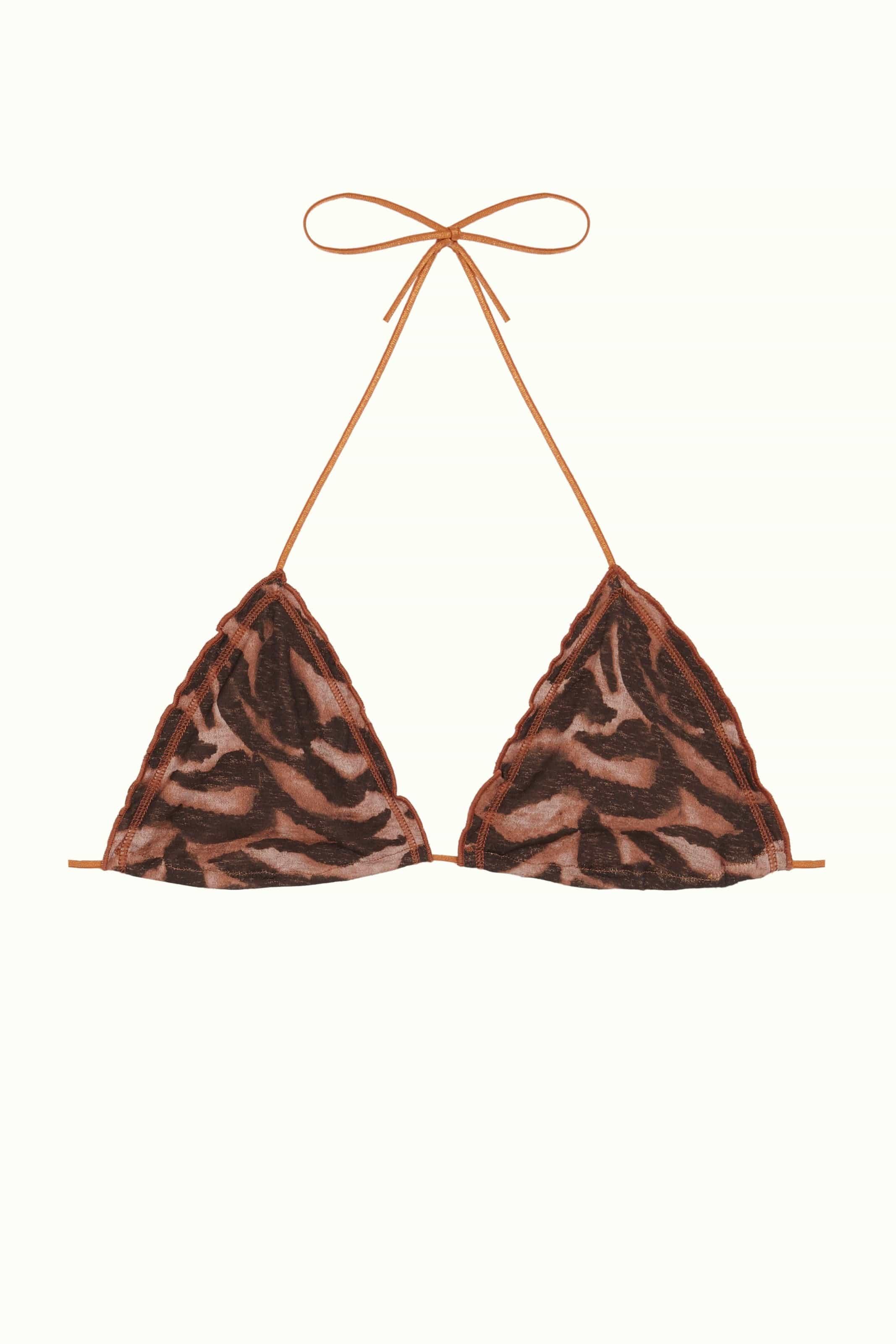 Women's Brown Serengeti Rizo Bikini Top