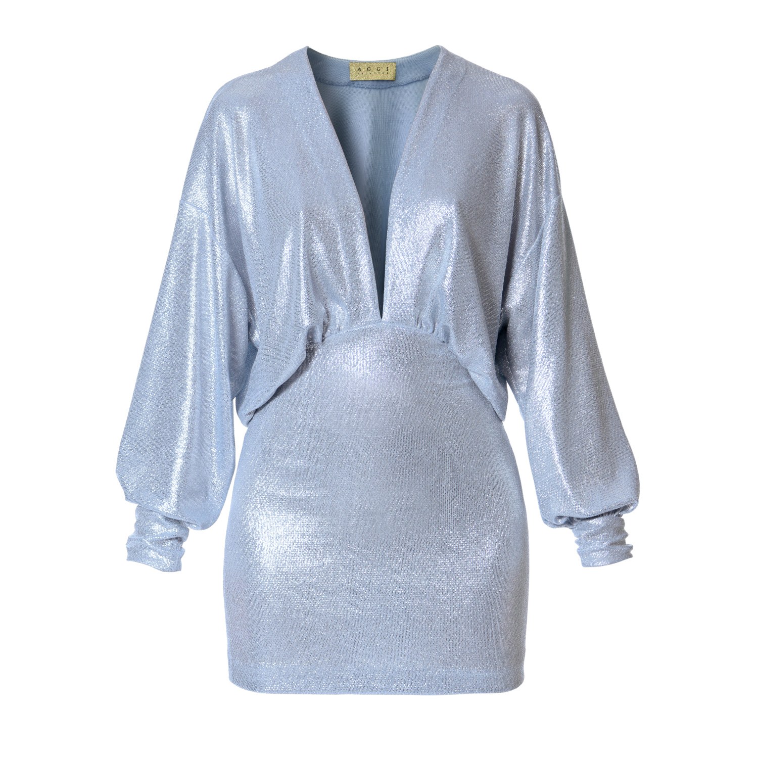 Aggi By Halewski Women's Shelby Celestial Blue Mini Sequin Dress In Blue