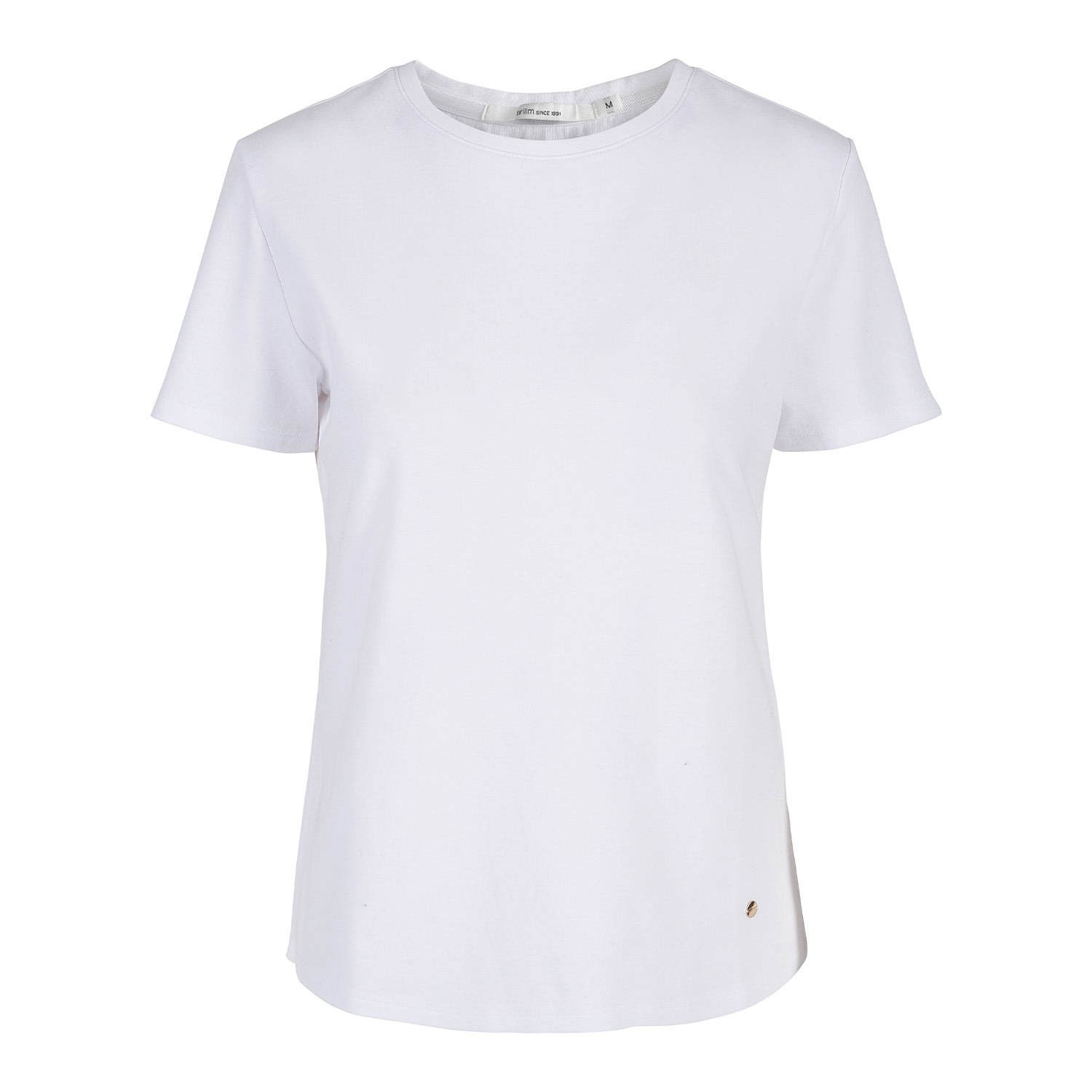 Tirillm Women's White Sky Basic T-shirt In White