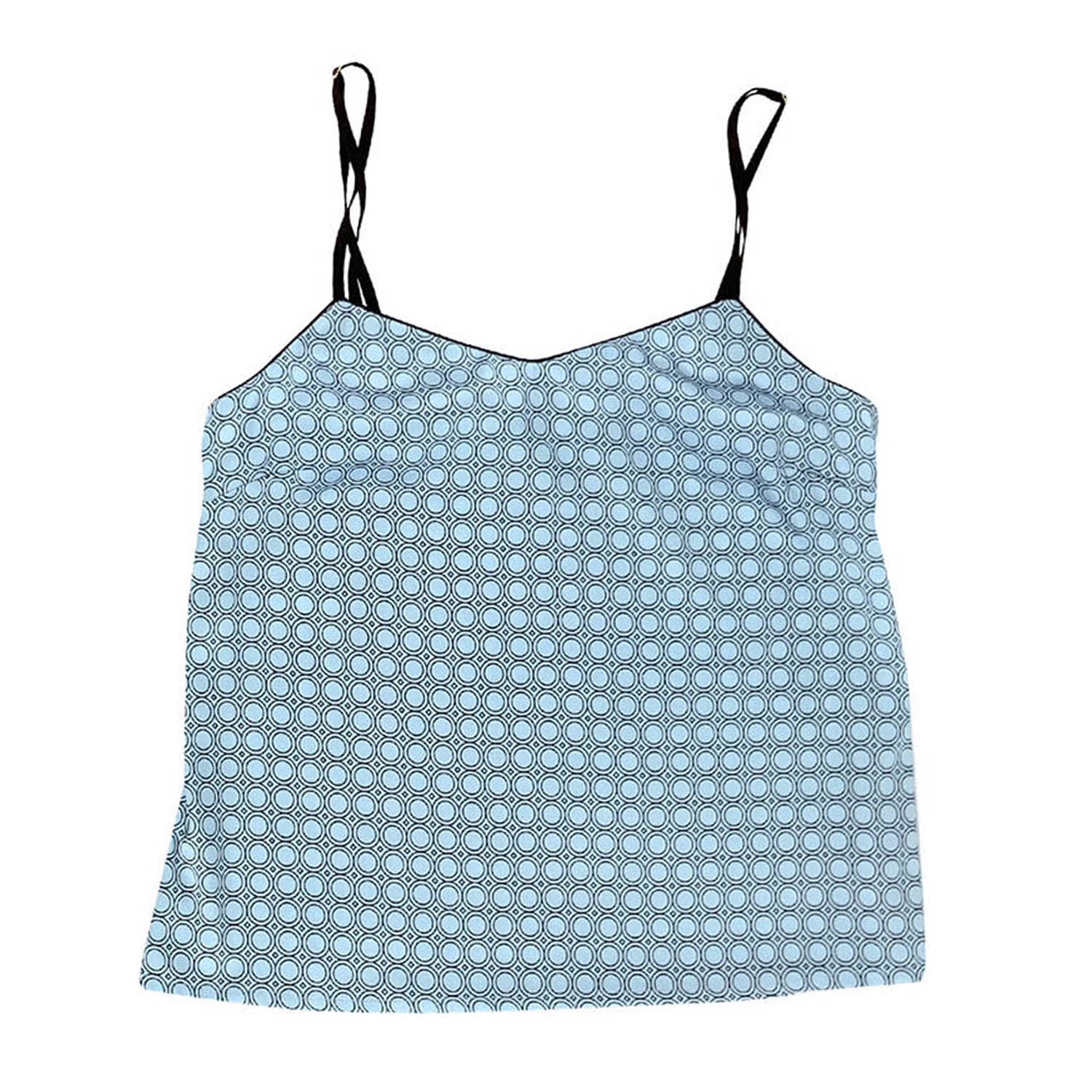 Blue The Lady Silk Camisole - Cooling Spray Small Nokaya