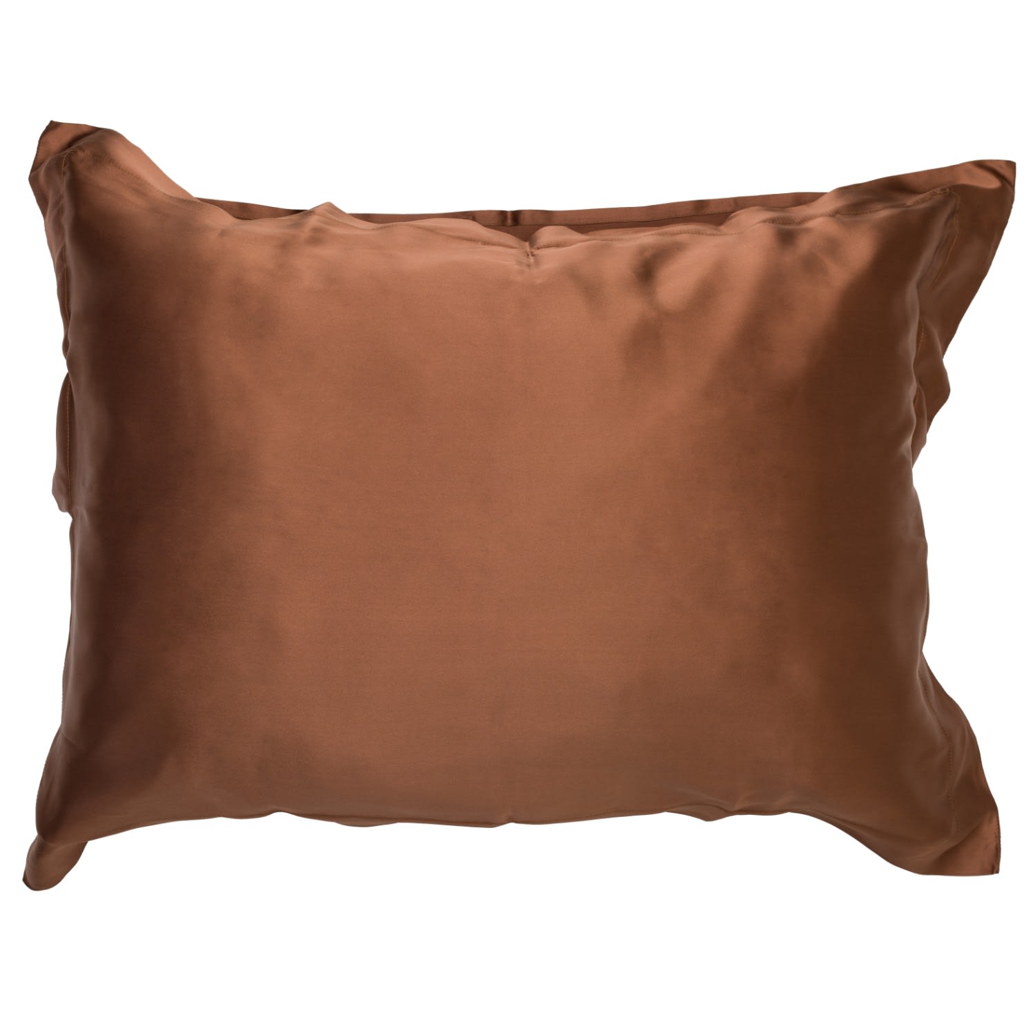 Mionè Brown Silk Pillowcase Cinnamon