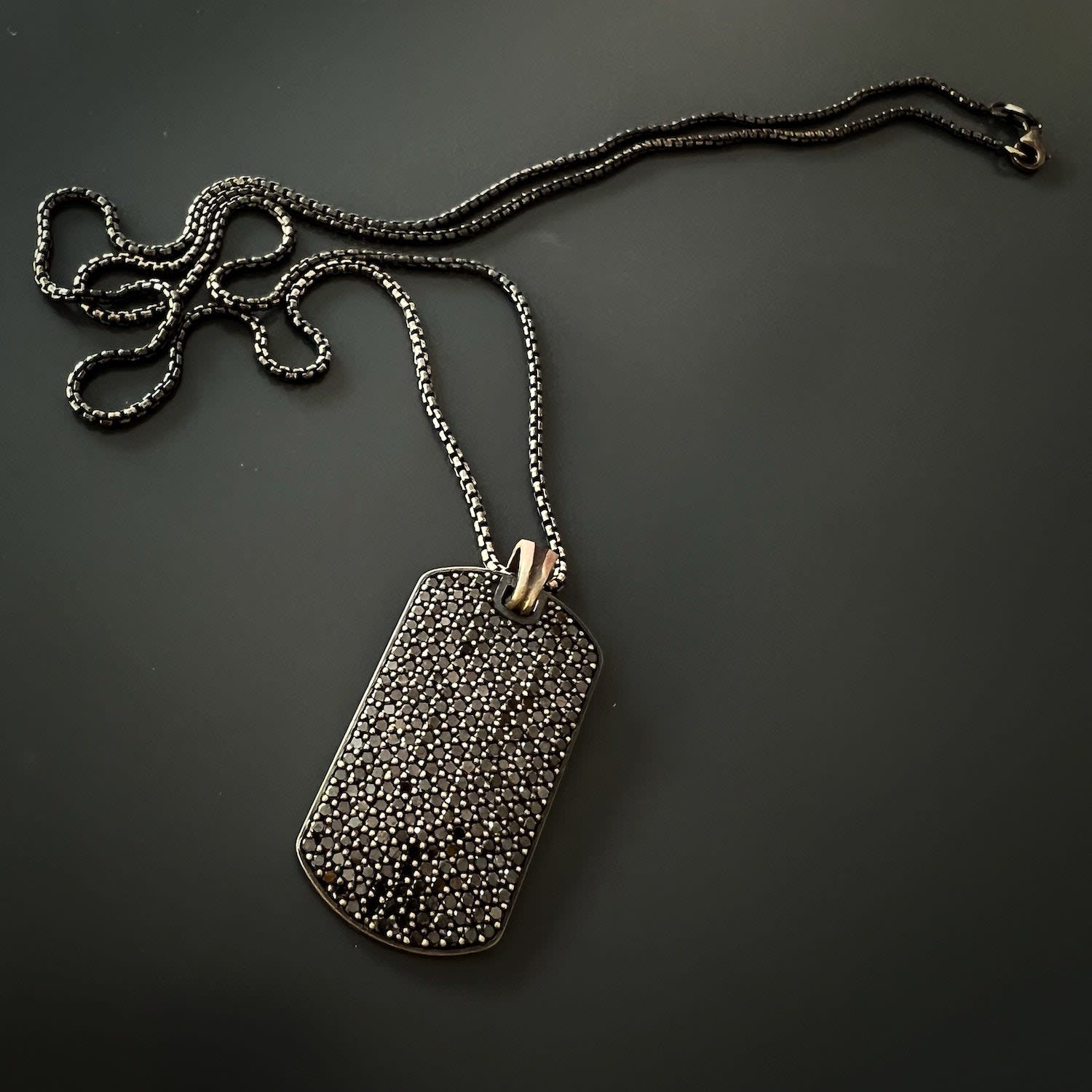 Diamonds in rhythm paw print necklace sales